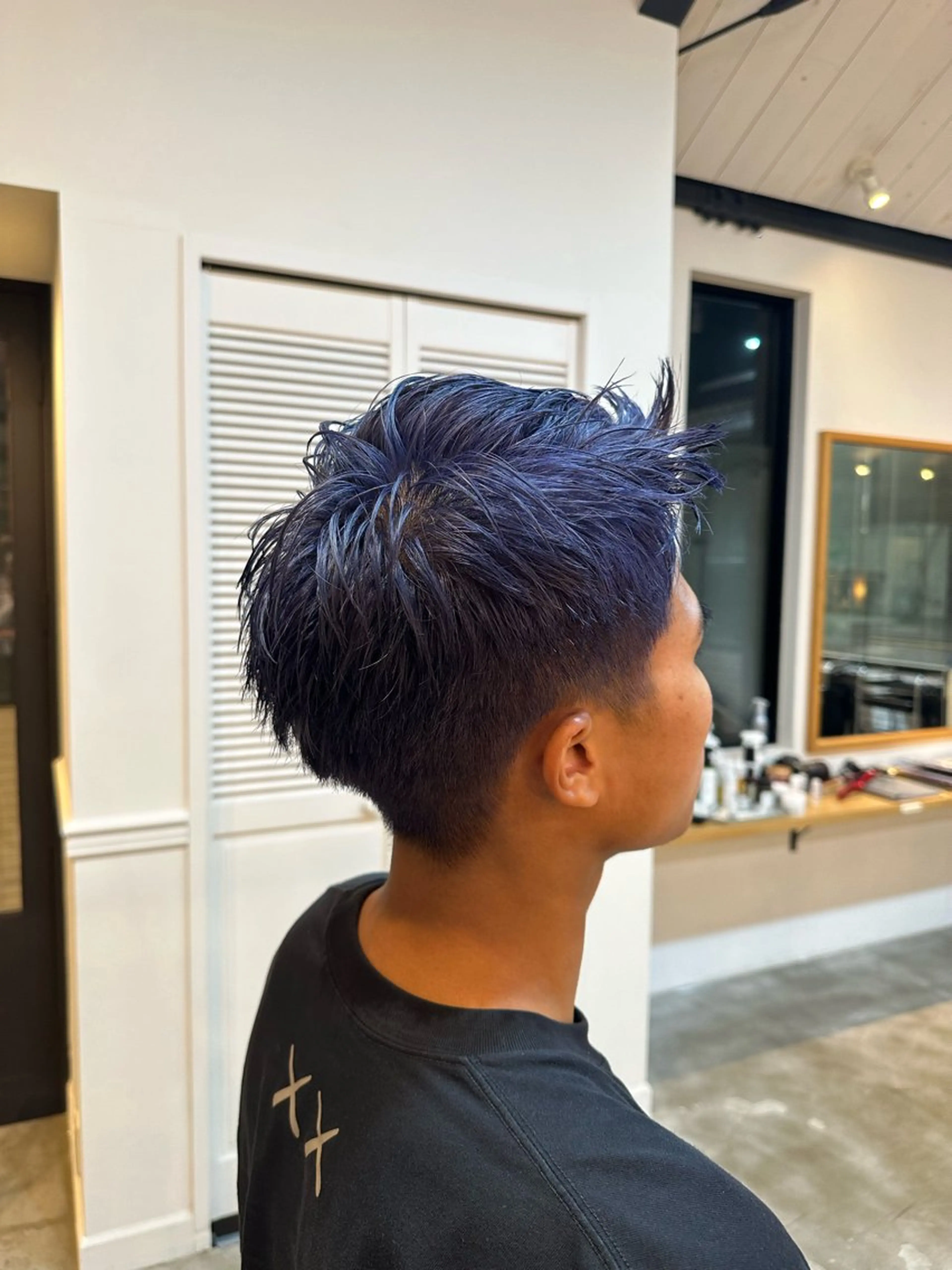 ショート カラー メンズ reefur マリナのヘアスタイル