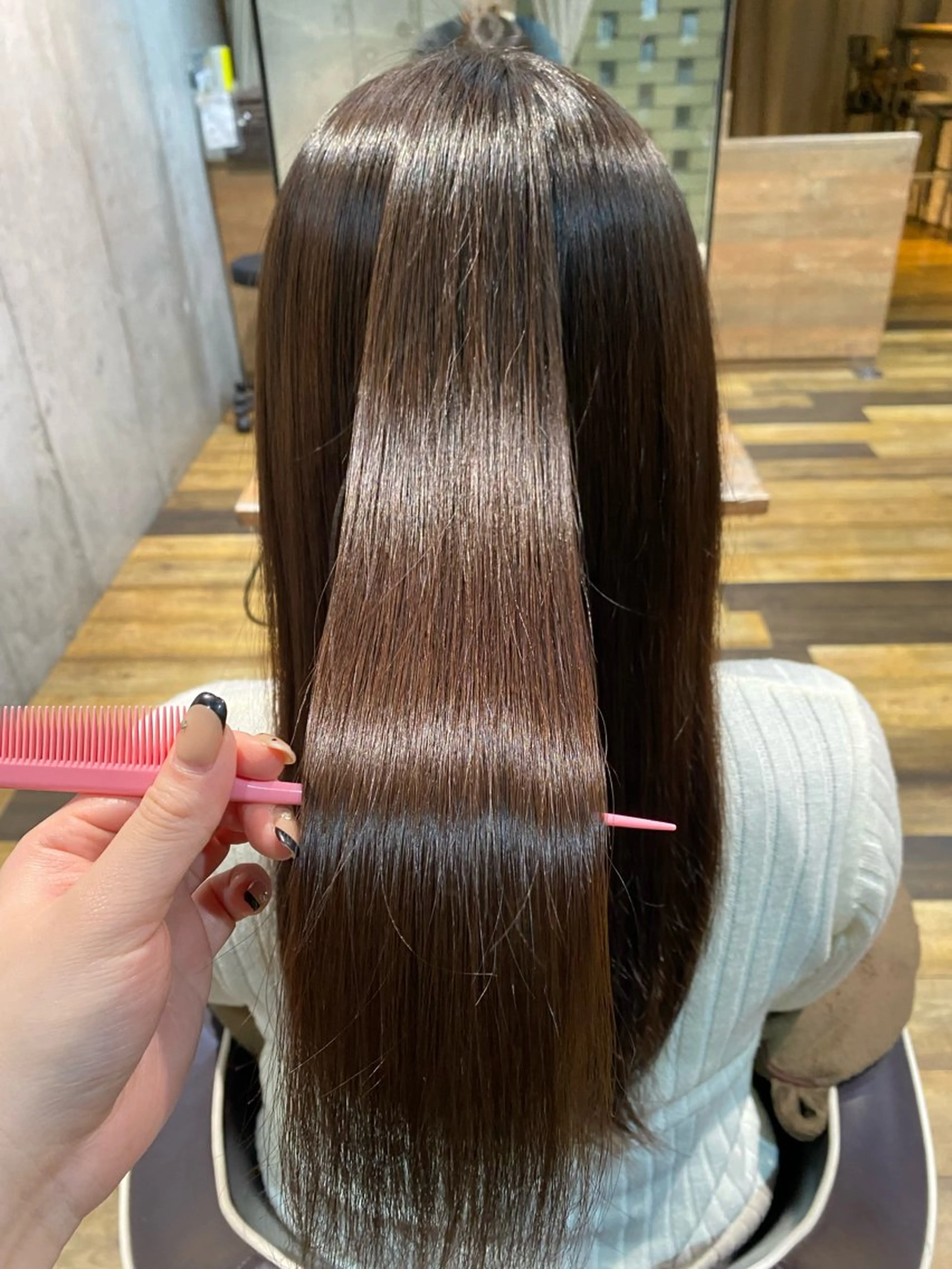 縮毛矯正 mayu 🕊️🫧のヘアスタイル