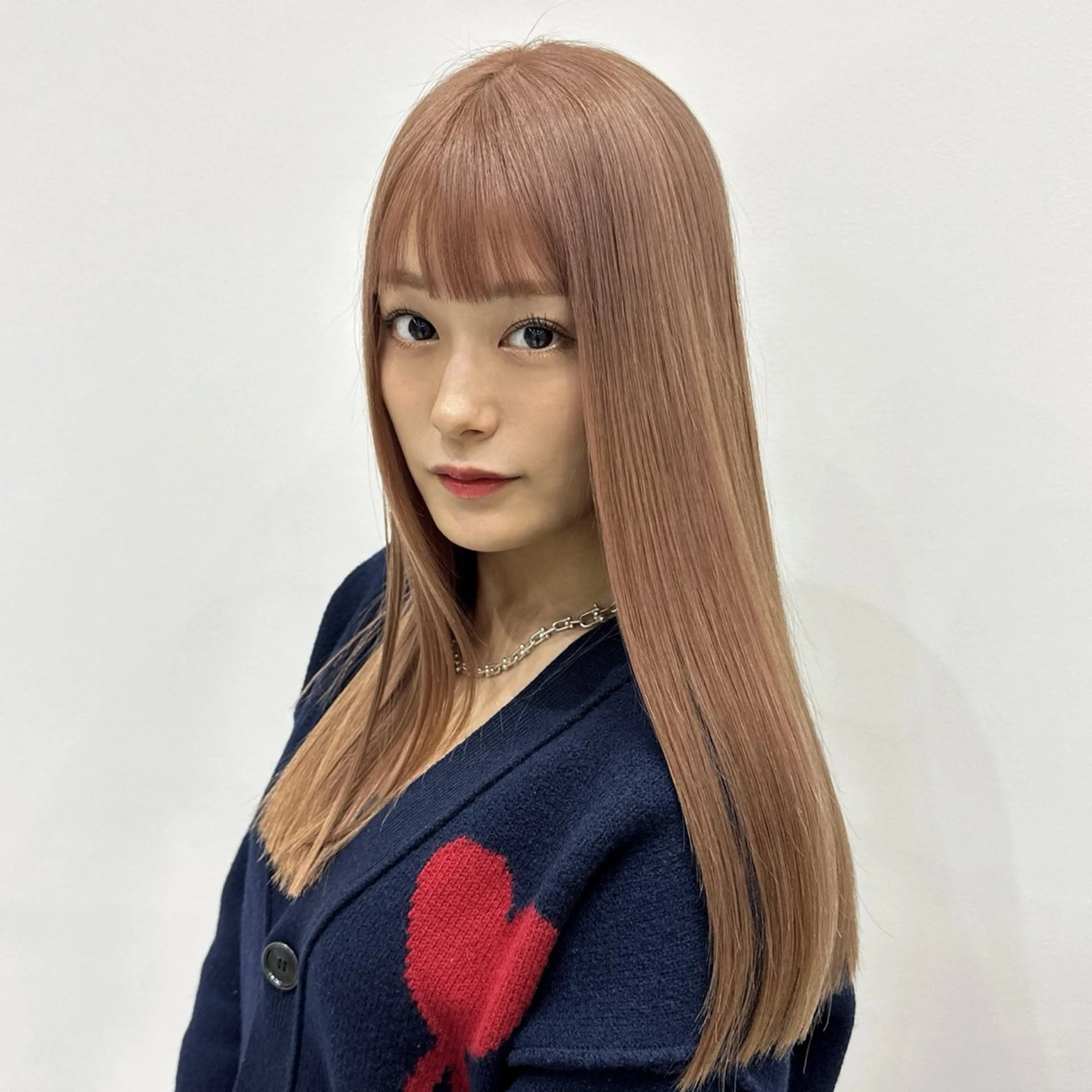 ロング ヘアカラー トリートメント 🌜美髪矯正/艶髪 /ボブ/こころ🌛のヘアスタイル