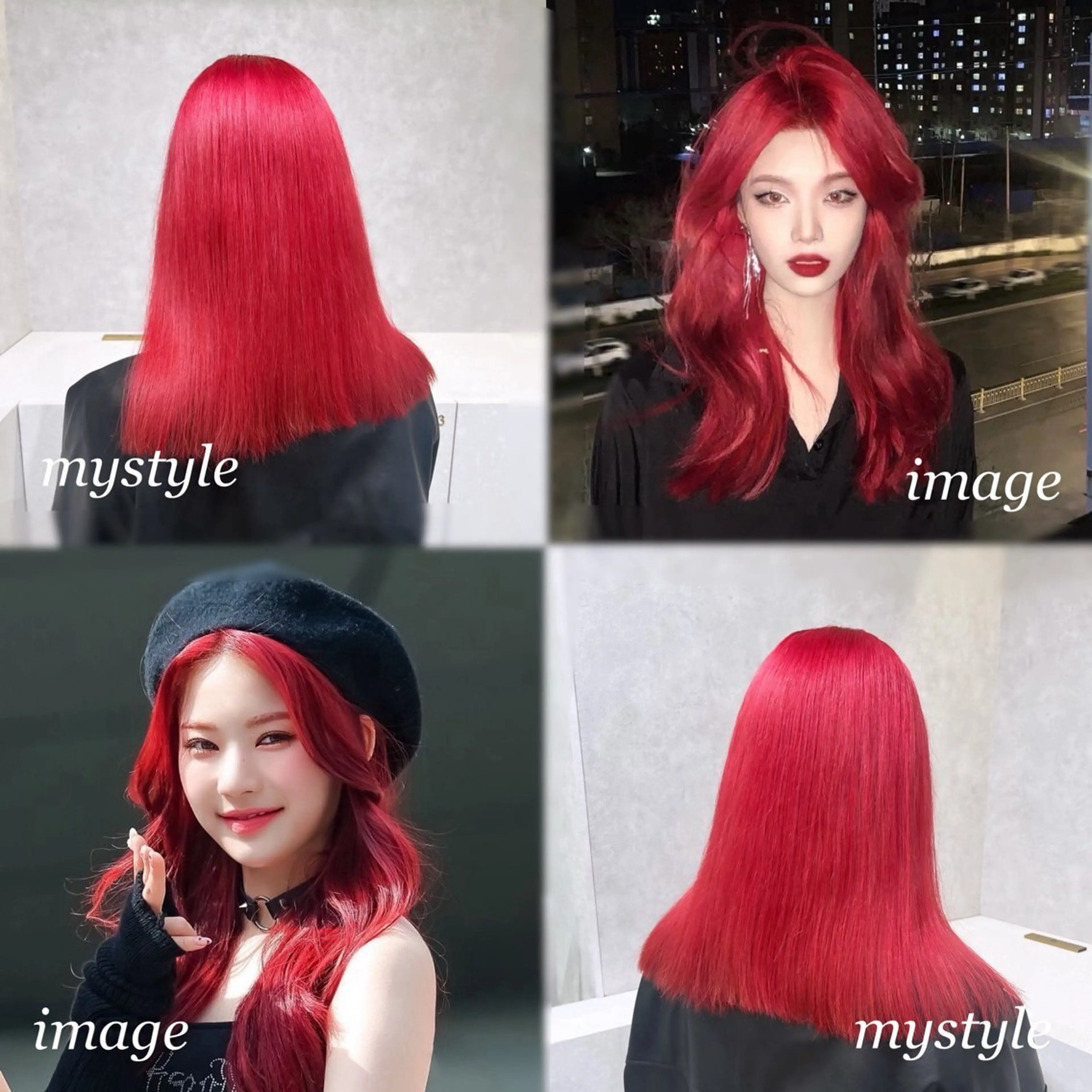 ミディアム カラー カット ヘアカラー トリートメント 韓国ヘア🇰🇷透明 感カラー/yui💞のヘアスタイル