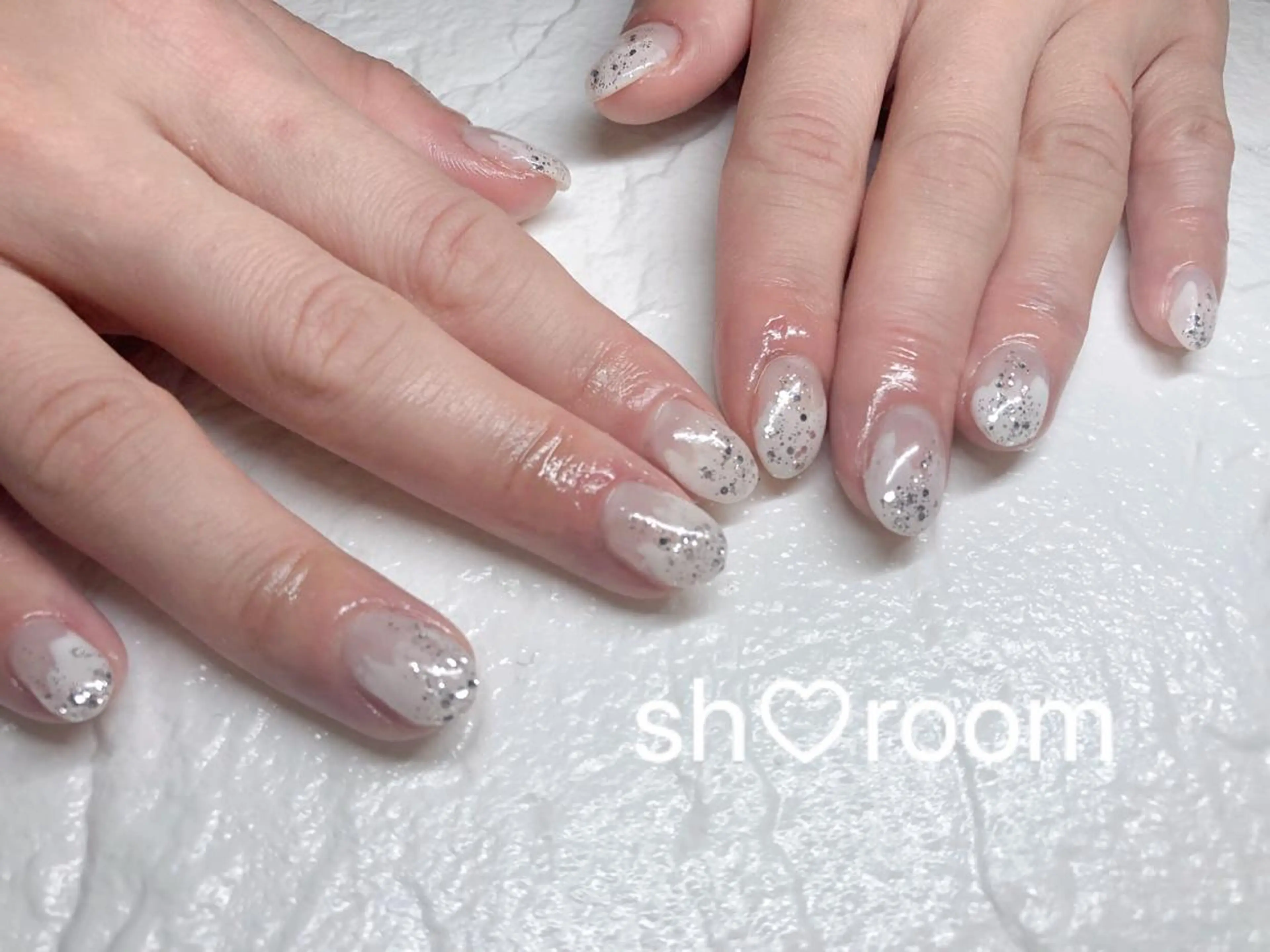 ネイル キラキラネイル ニュアンスネイル Nail salon Ruuのネイルデザイン