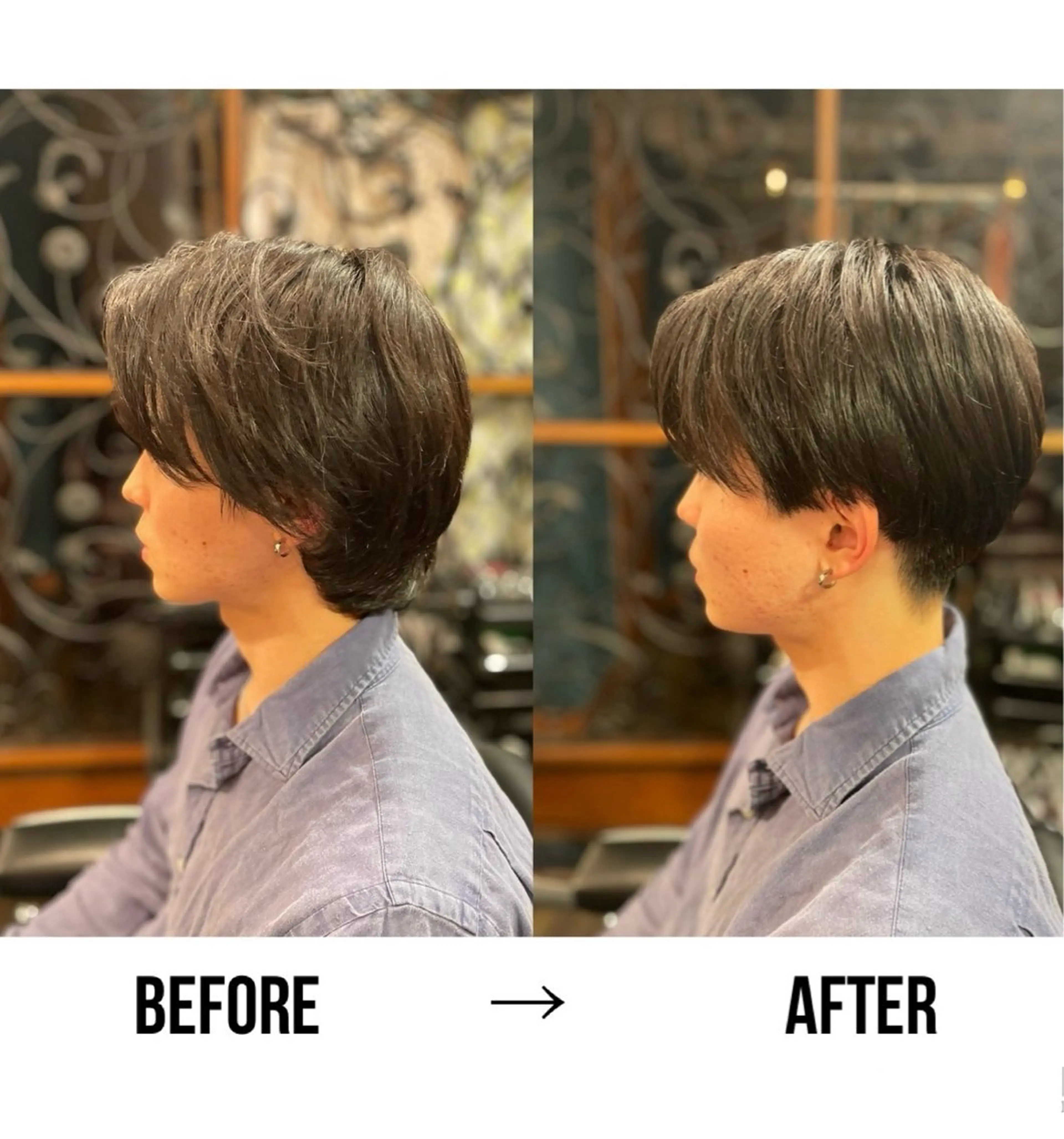 ショート メンズ 早稲田/メンズ専門 /フェード/葛西裕季のヘアスタイル