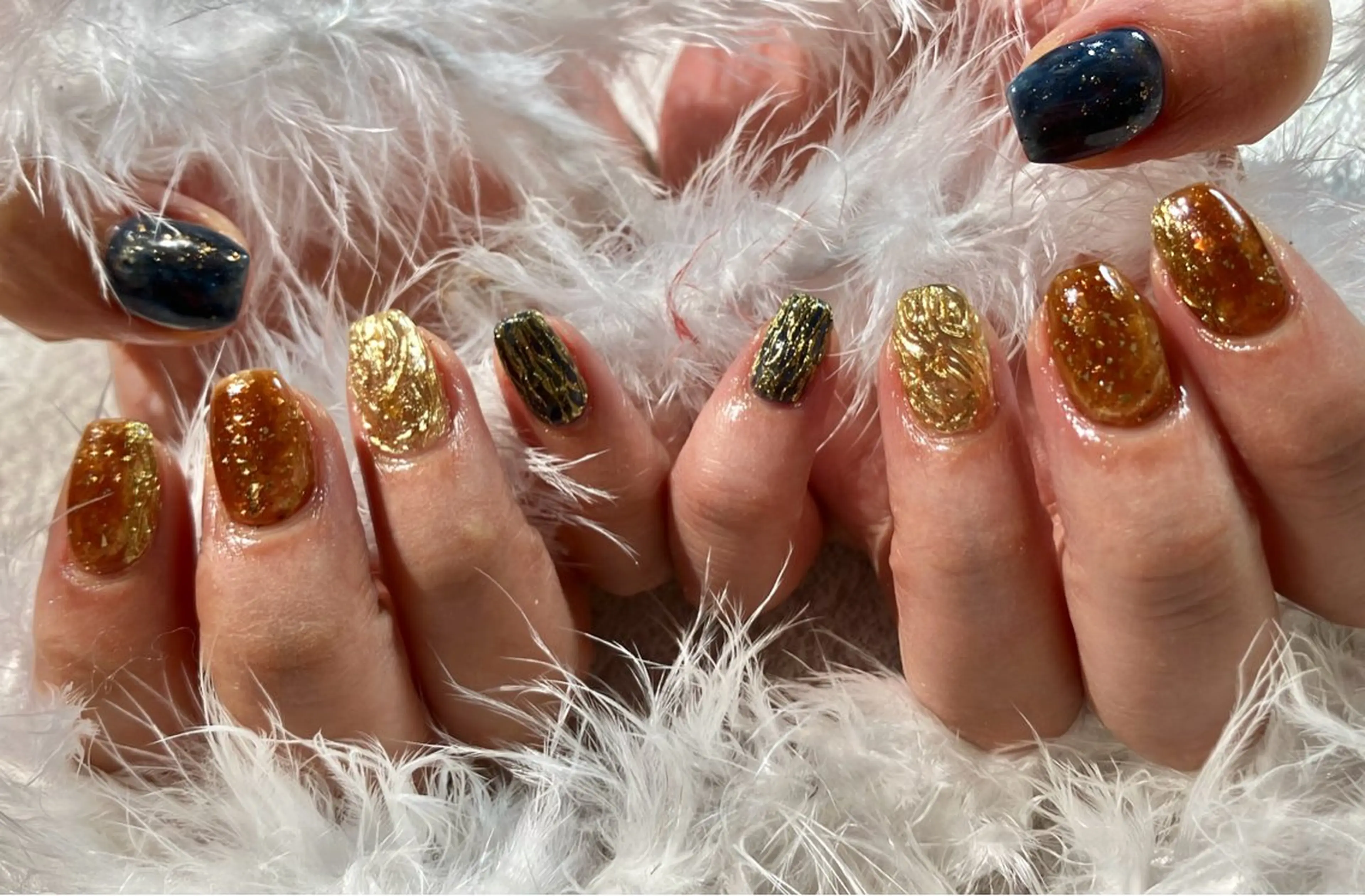 ネイル ハンドネイル たまプラーザ ANZUのネイルデザイン