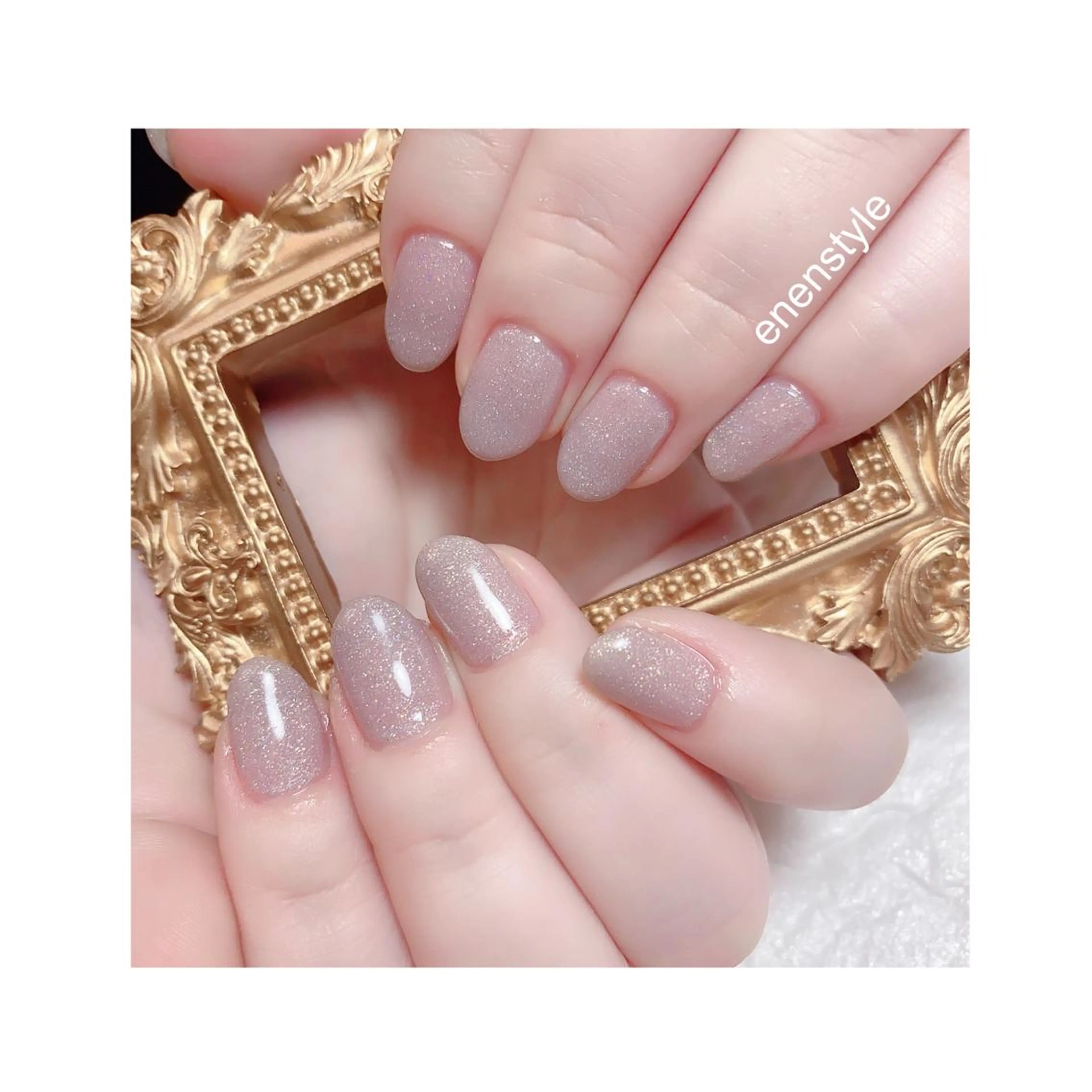 ショート ネイル ジェルネイル ニュアンスネイル オフィスネイル ワンカラーネイル パラジェル 👑enen style👑のネイルデザイン