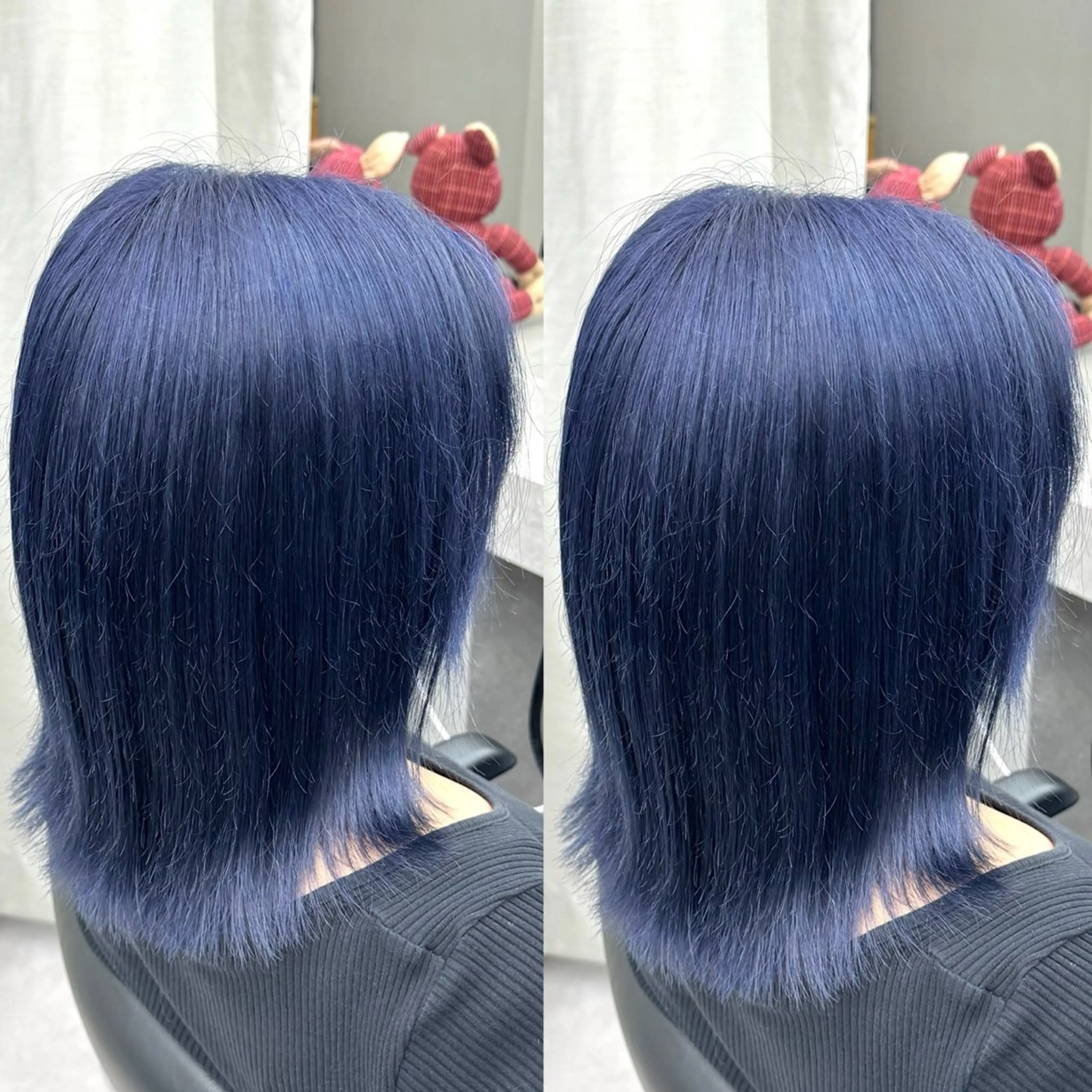 カラー ブリーチ ブルーカラー ケアブリーチ 透明感カラー 髪質改善 ヘアカラー トリートメント ヘアメ🎀推しカラー 🥣横浜/しほ🧸のヘアスタイル