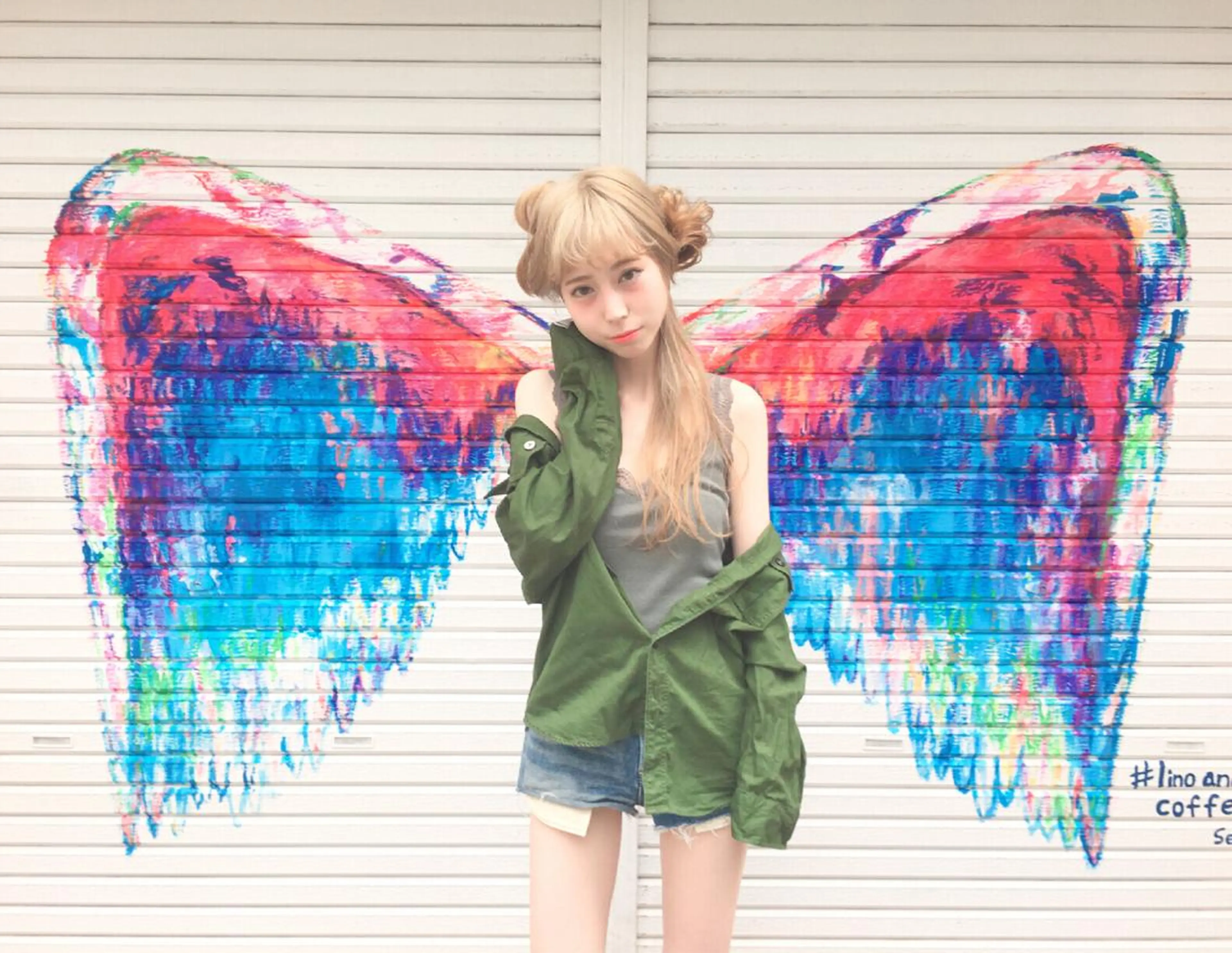 ロング カラー ヘアアレンジ As hair所属・柔らか垢抜けｶﾗｰと ｶｯﾄ🫧ASUKAのヘアスタイル