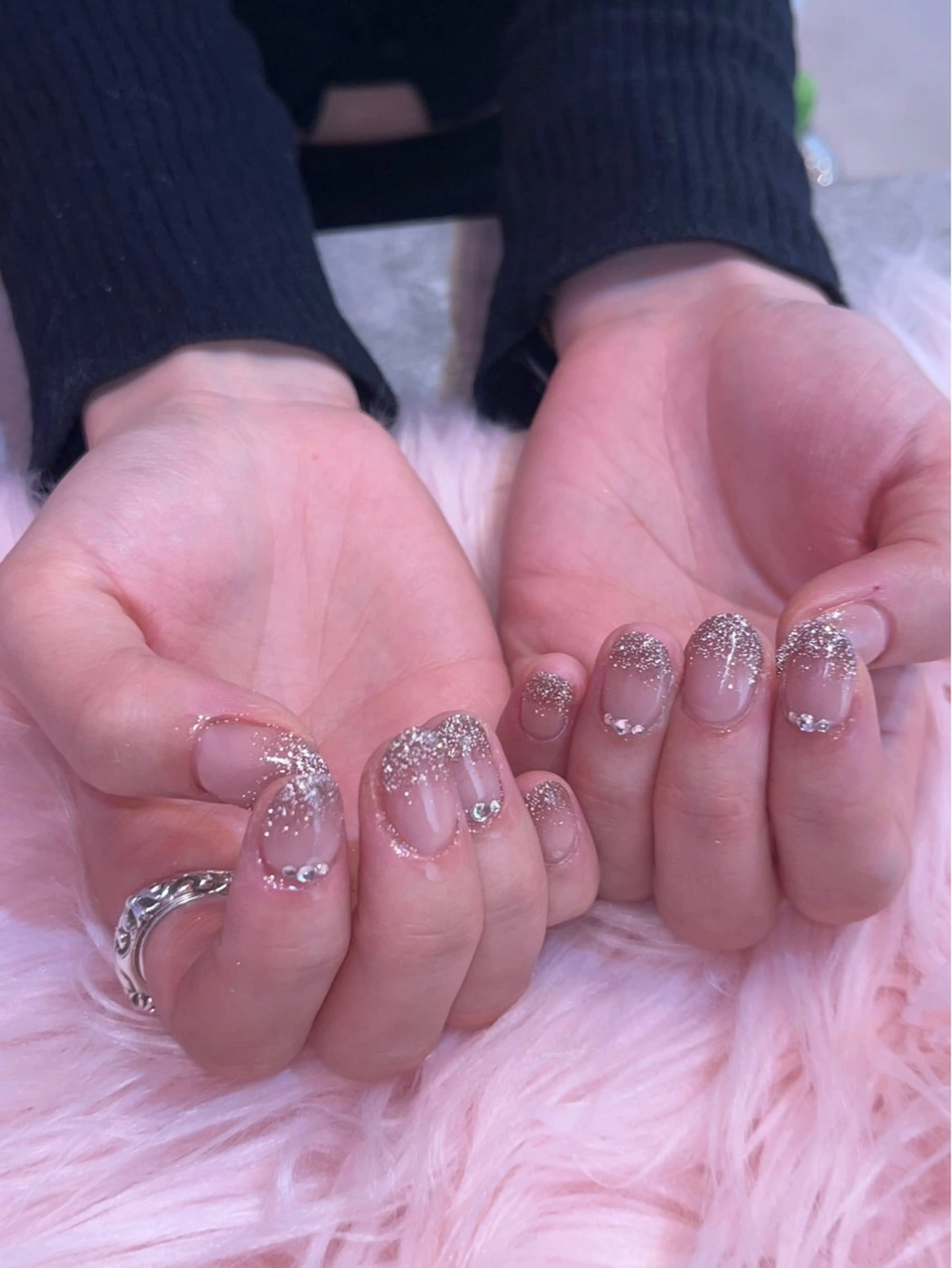 ネイル フラッシュネイル キラキラネイル ♡ KAEDE ♡のネイルデザイン