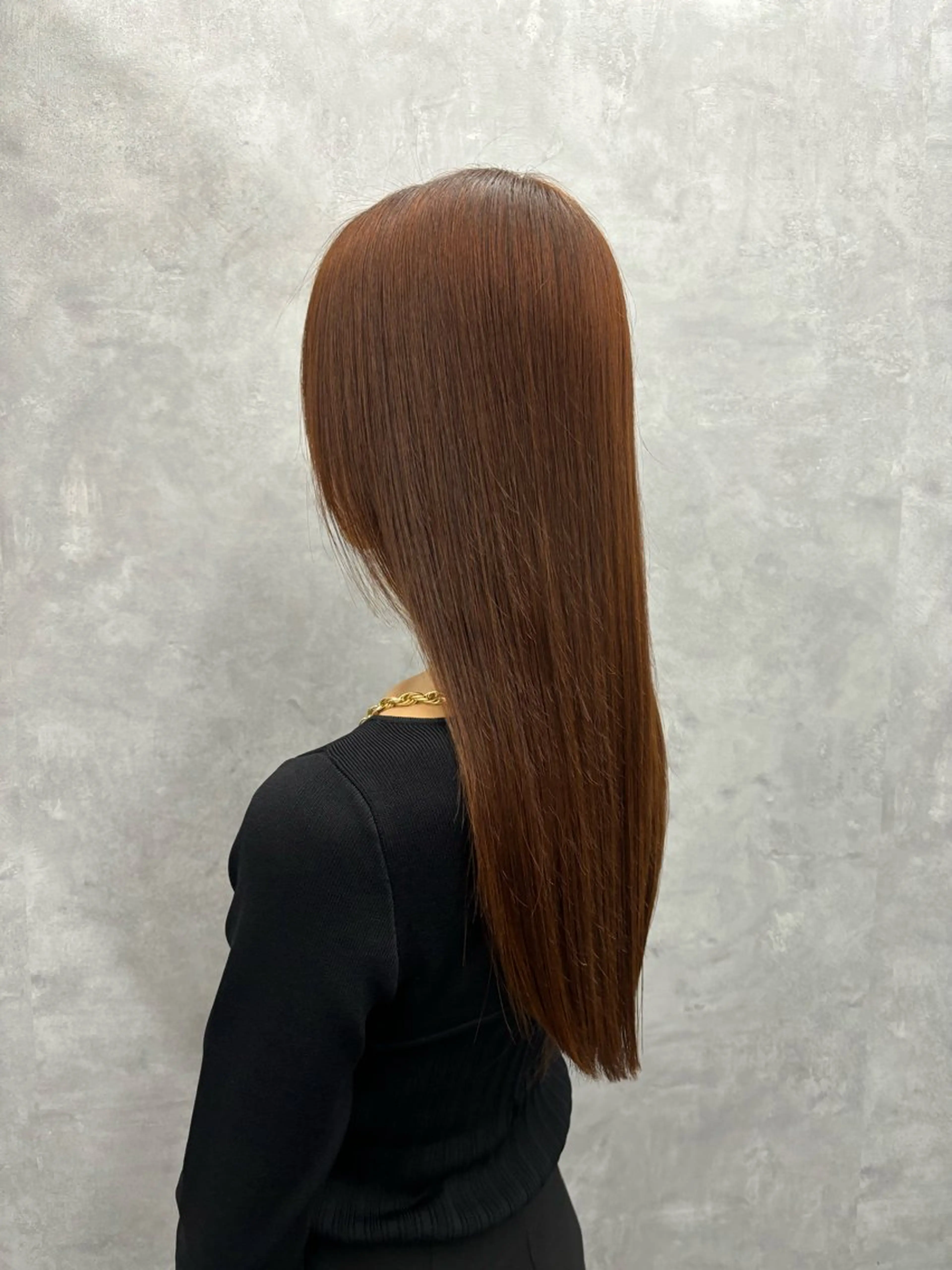 ロング カット ヘアカラー トリートメント NUMBER 天王寺YUYAのヘアスタイル