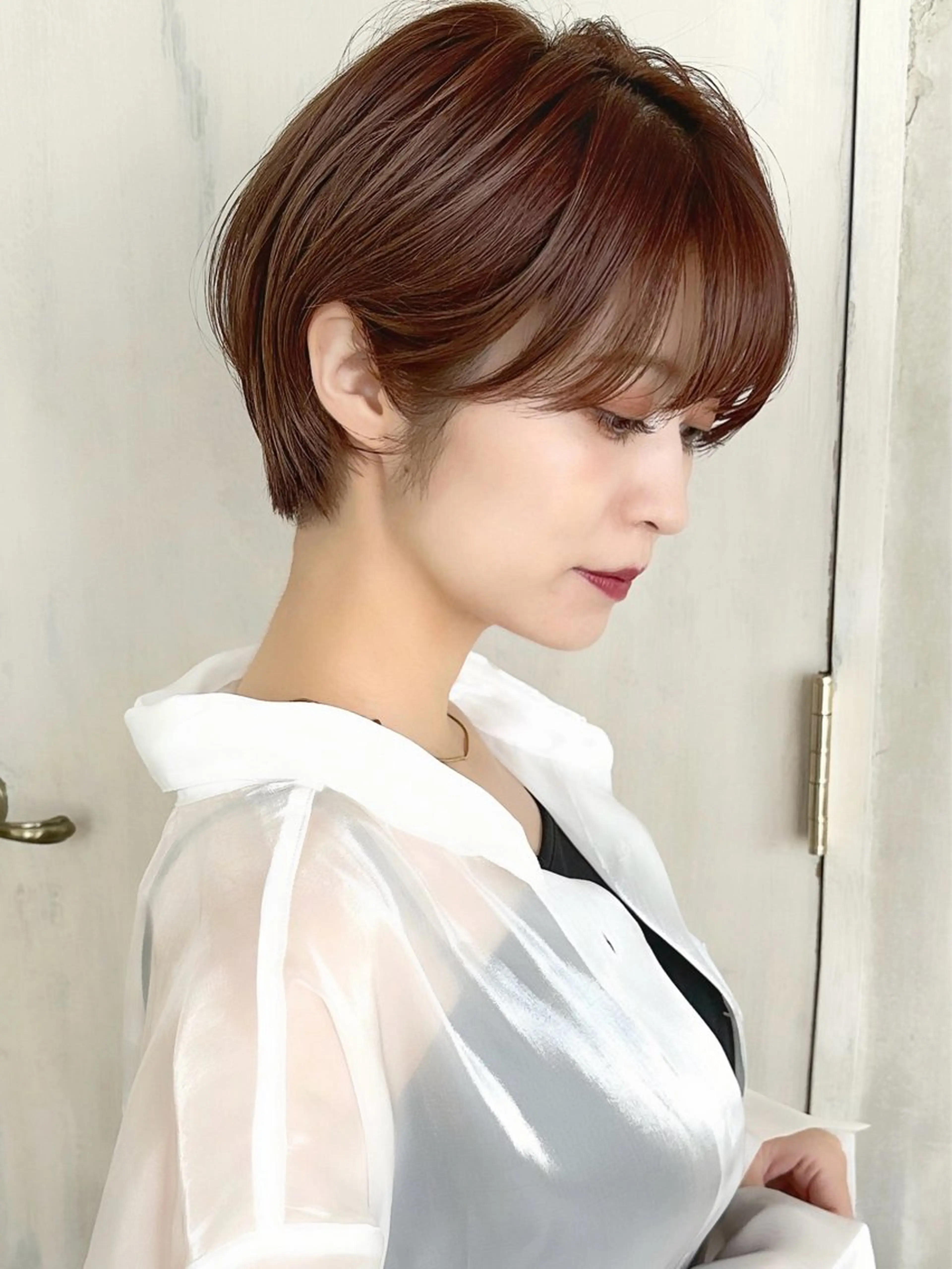 ショート カラー ショートボブ ボブ 似合わせカット ショートヘア 小顔カット カット ヘアカラー トリートメント ショート、ボブの神✨ 峯朋也✂︎✨のヘアスタイル