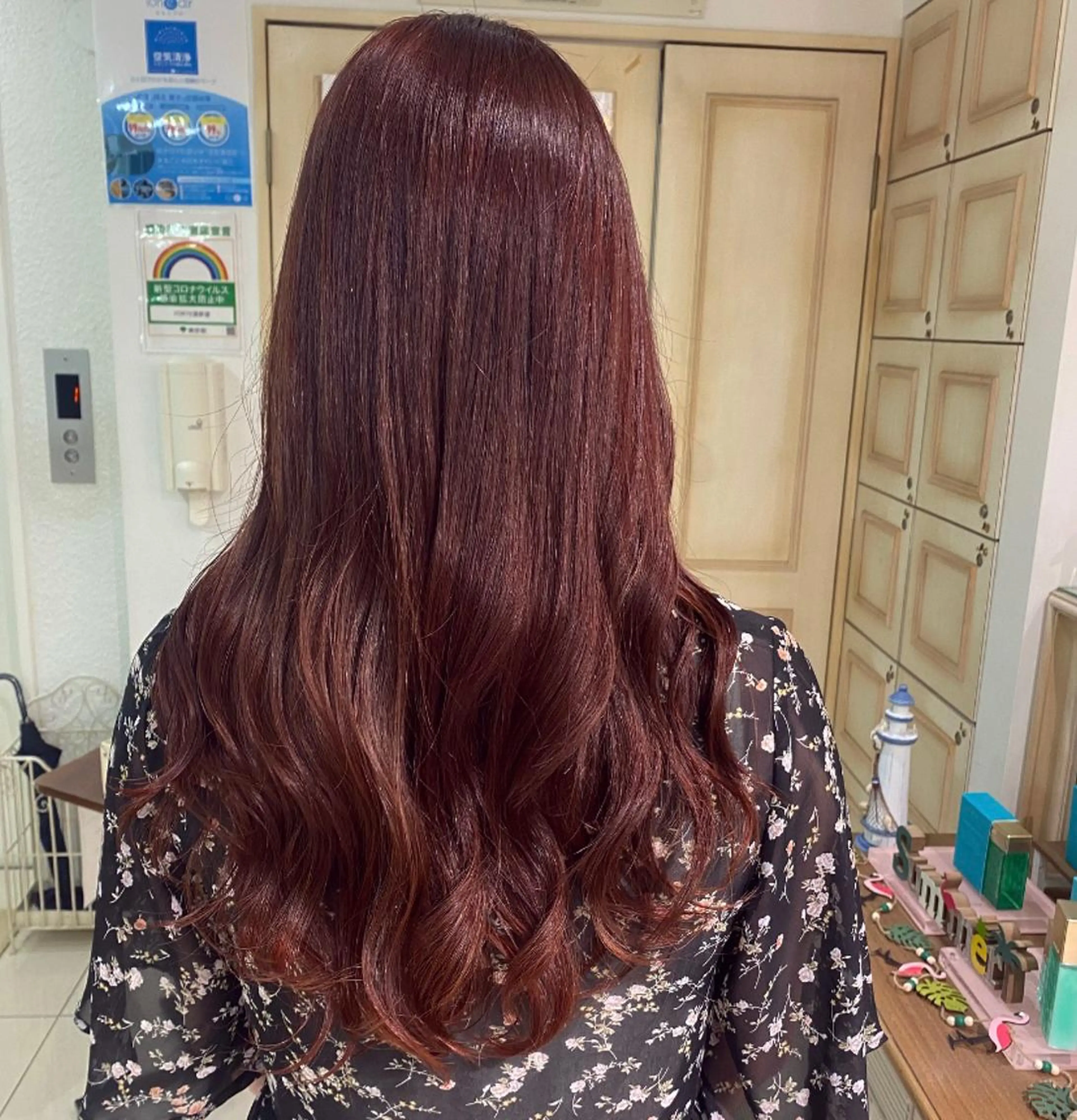 ロング カラー ヘアアレンジ 透明感カラー 古山 結季🌙🖤のヘアスタイル