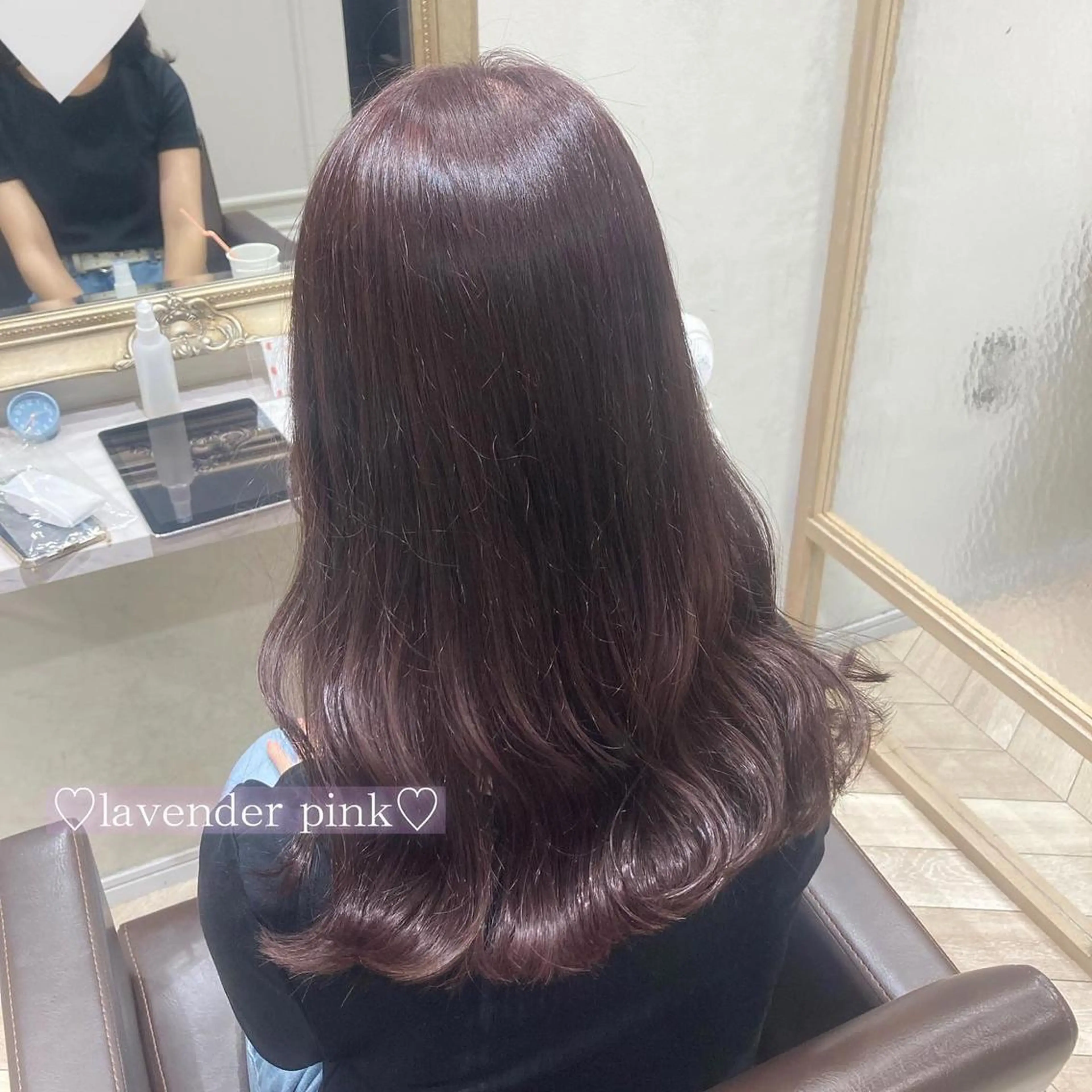 セミロング カラー 菅村 緋莉🎀ガーリーヘアのヘアスタイル