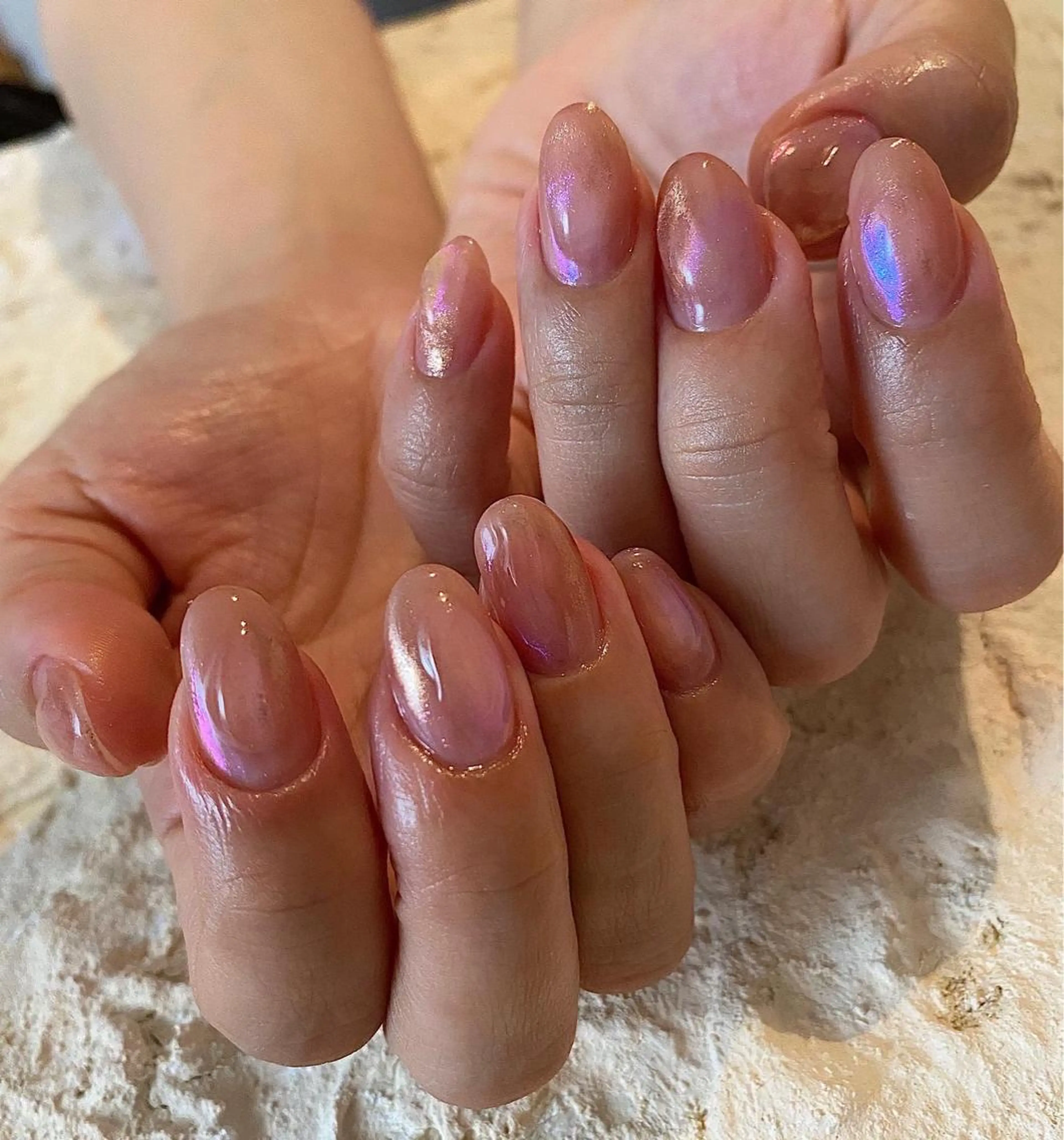 ネイル オーロラネイル フレンチネイル マグネットネイル ミラーネイル ニュアンスネイル and M. nailのネイルデザイン