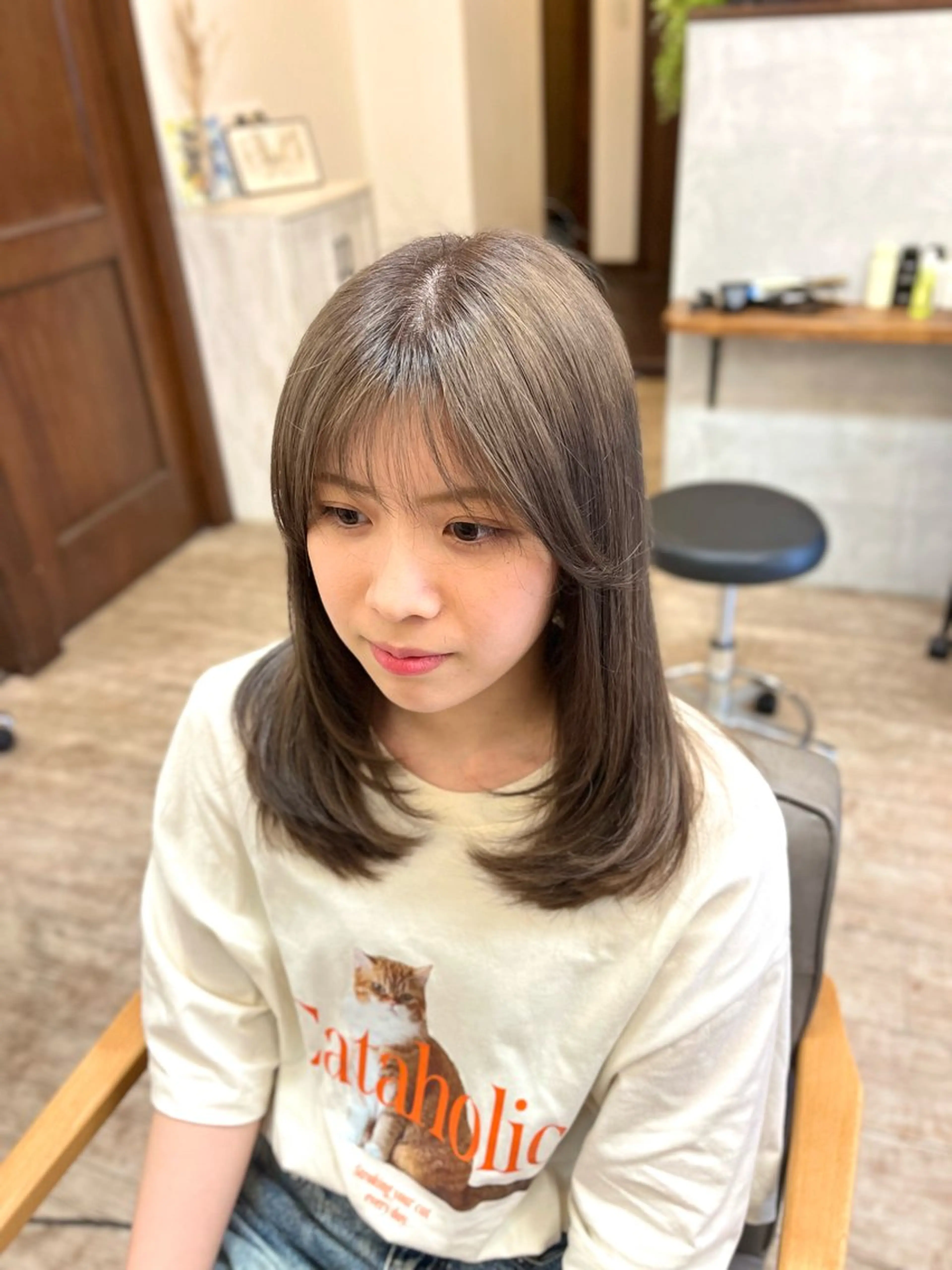 ロング レイヤーカット 政木 紳吾のヘアスタイル