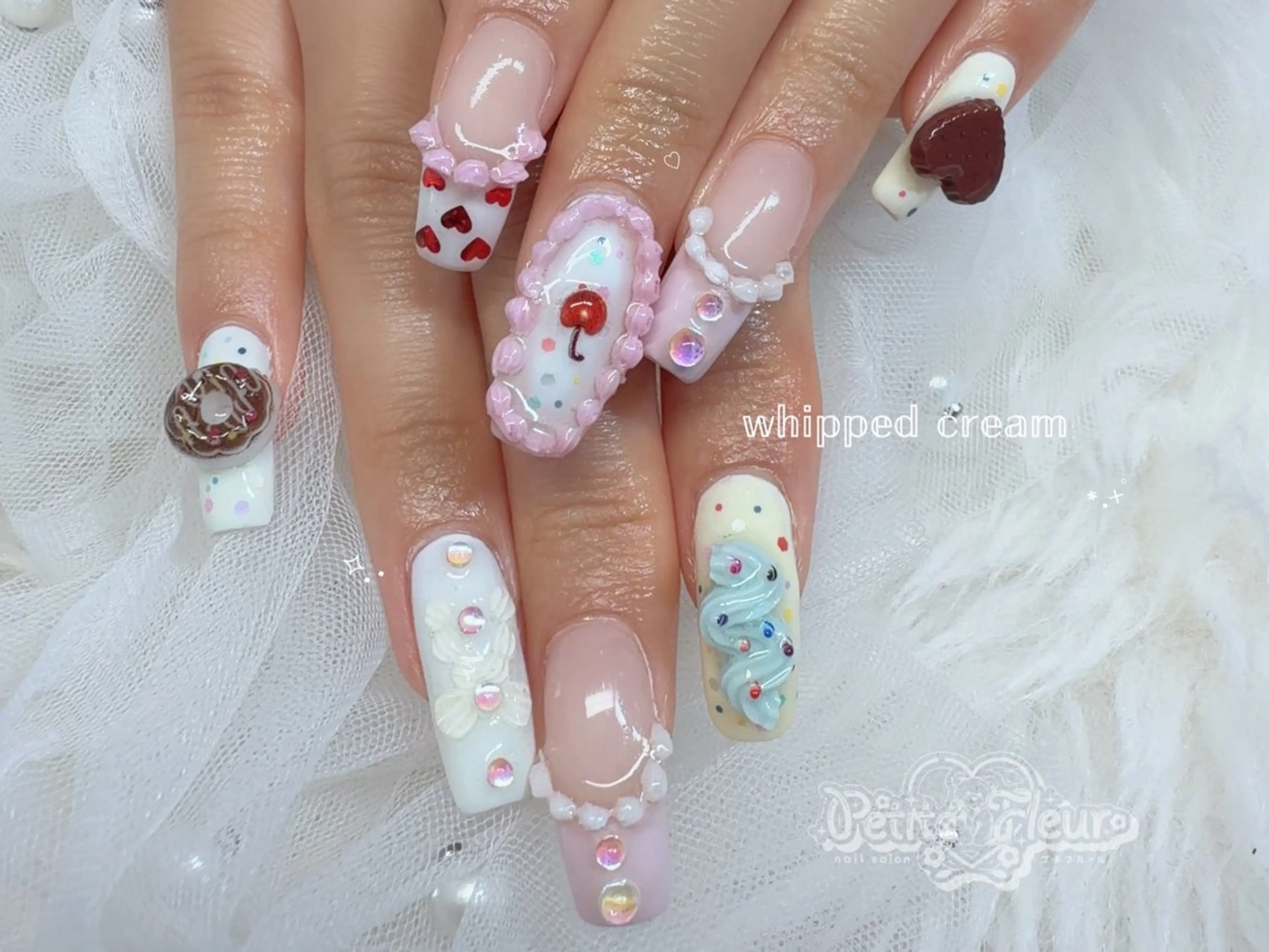 ネイル ❁⃘*。Petite fleur❁⃘*りさのネイルデザイン