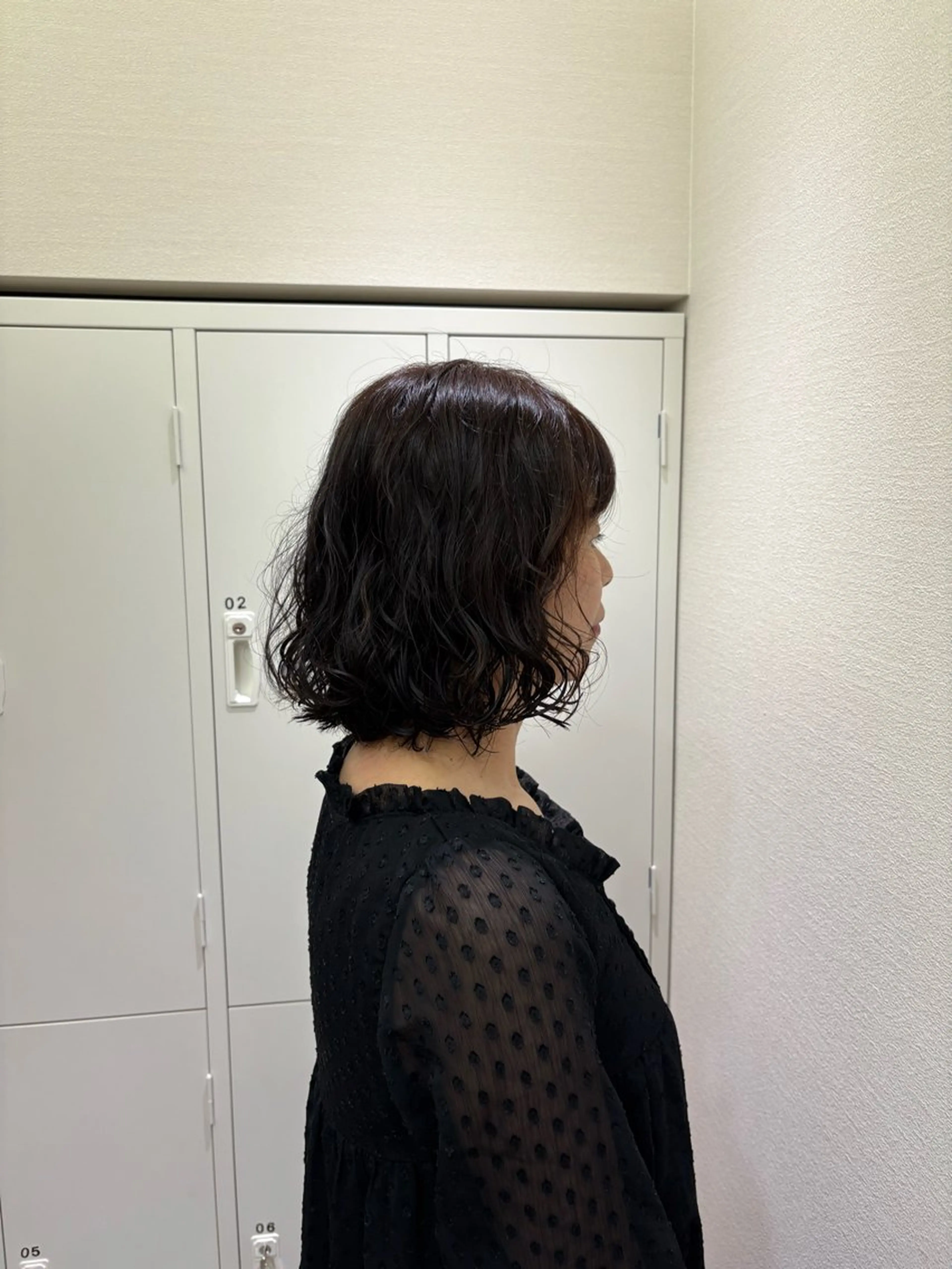 ミディアム mahae 林のヘアスタイル