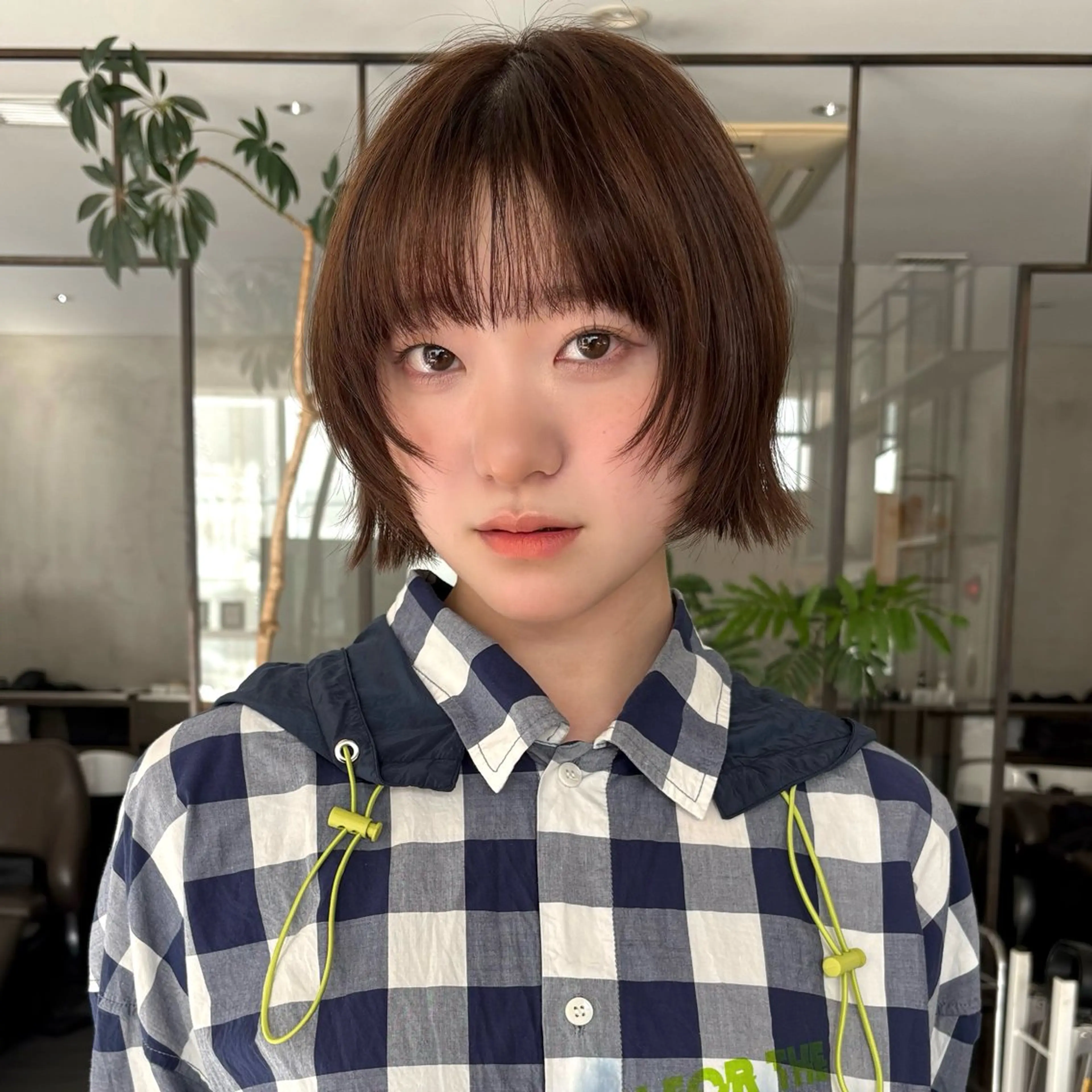 ミディアム カット ヘアカラー 銀座/髪質改善カラー /ボブ/本田 聖のヘアスタイル