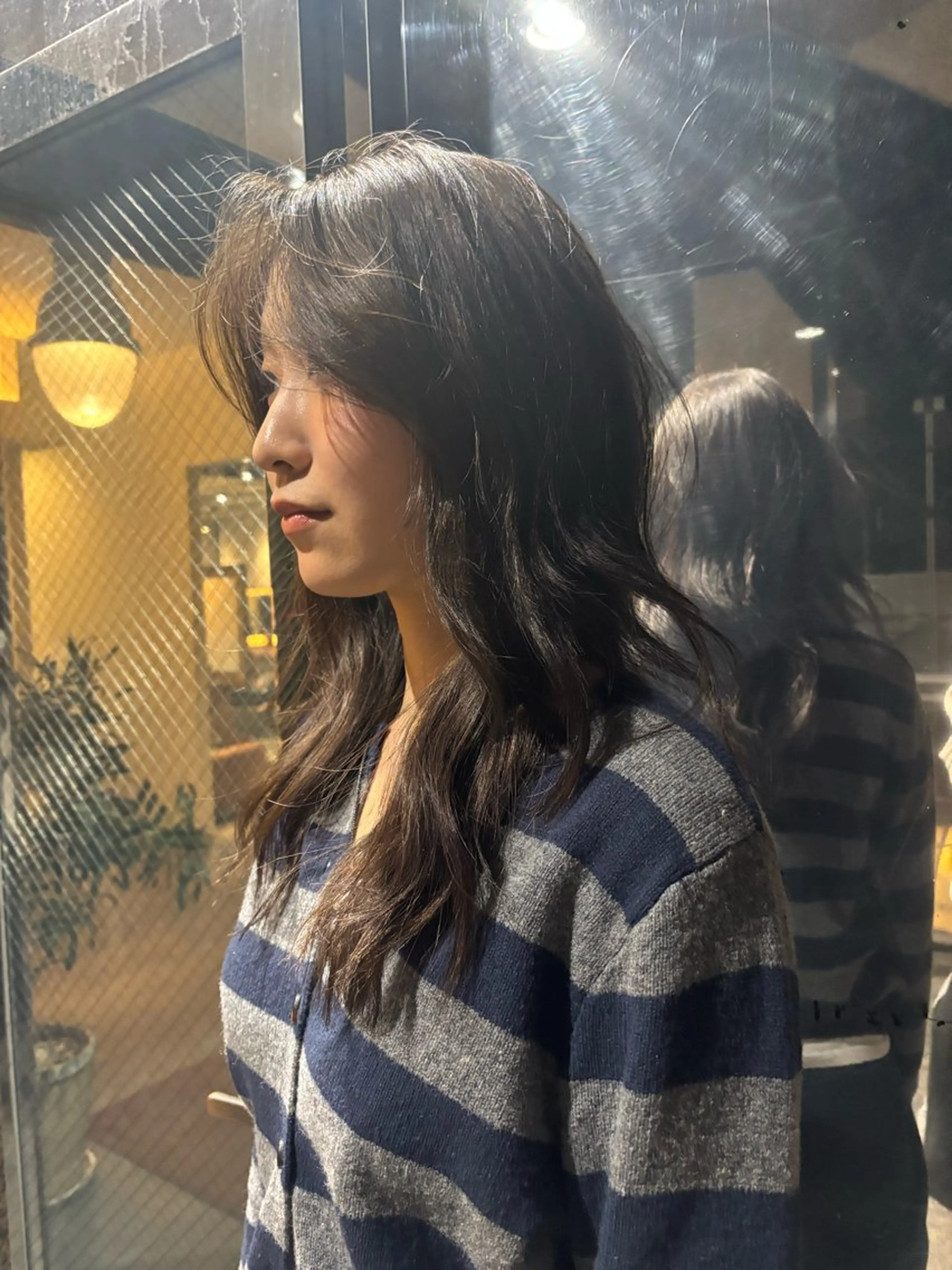 セミロング ⠀ 🪽縮毛矯正🪽萌のヘアスタイル