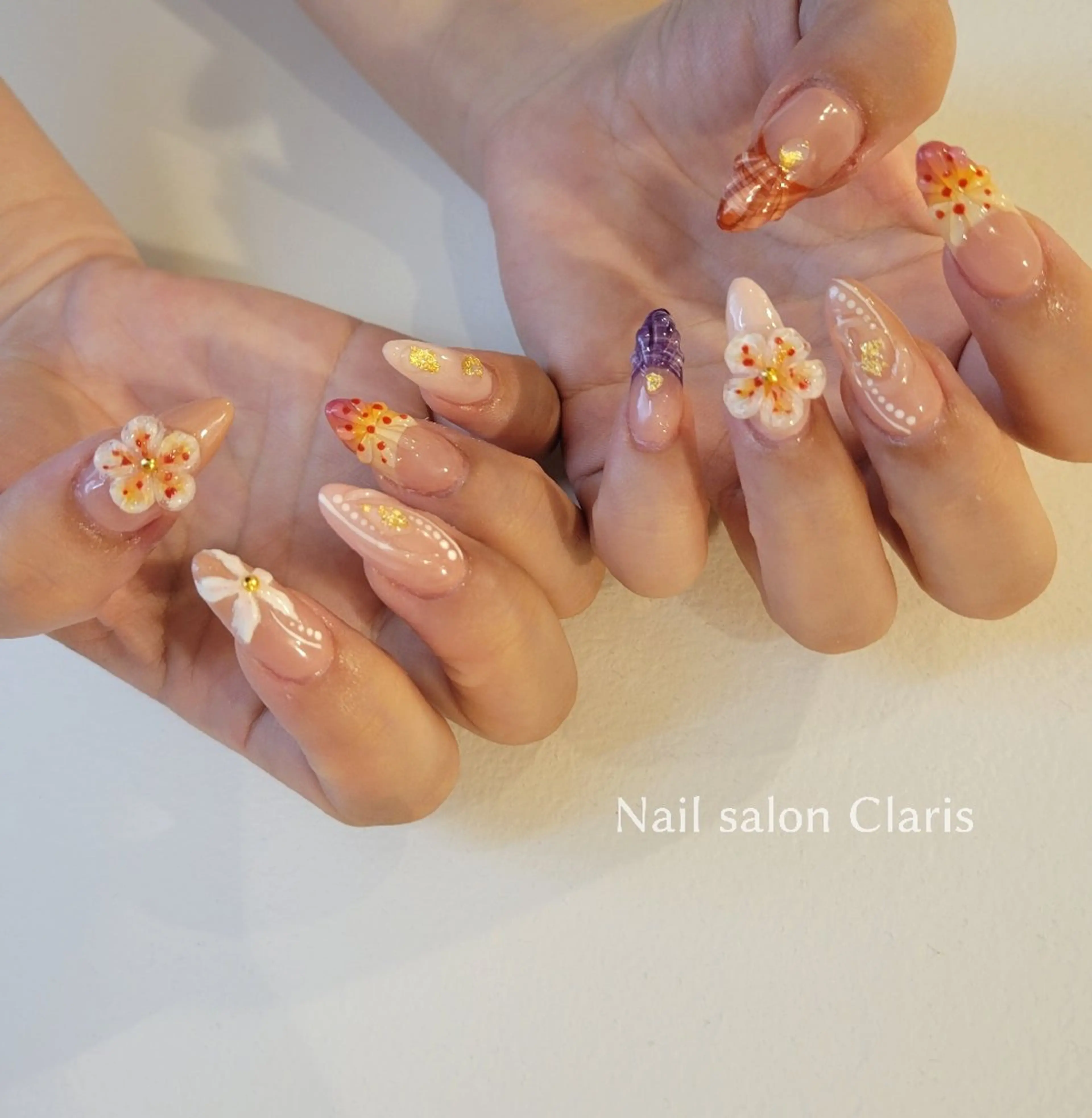 ネイル アートネイル Nailsalon Clarisのネイルデザイン