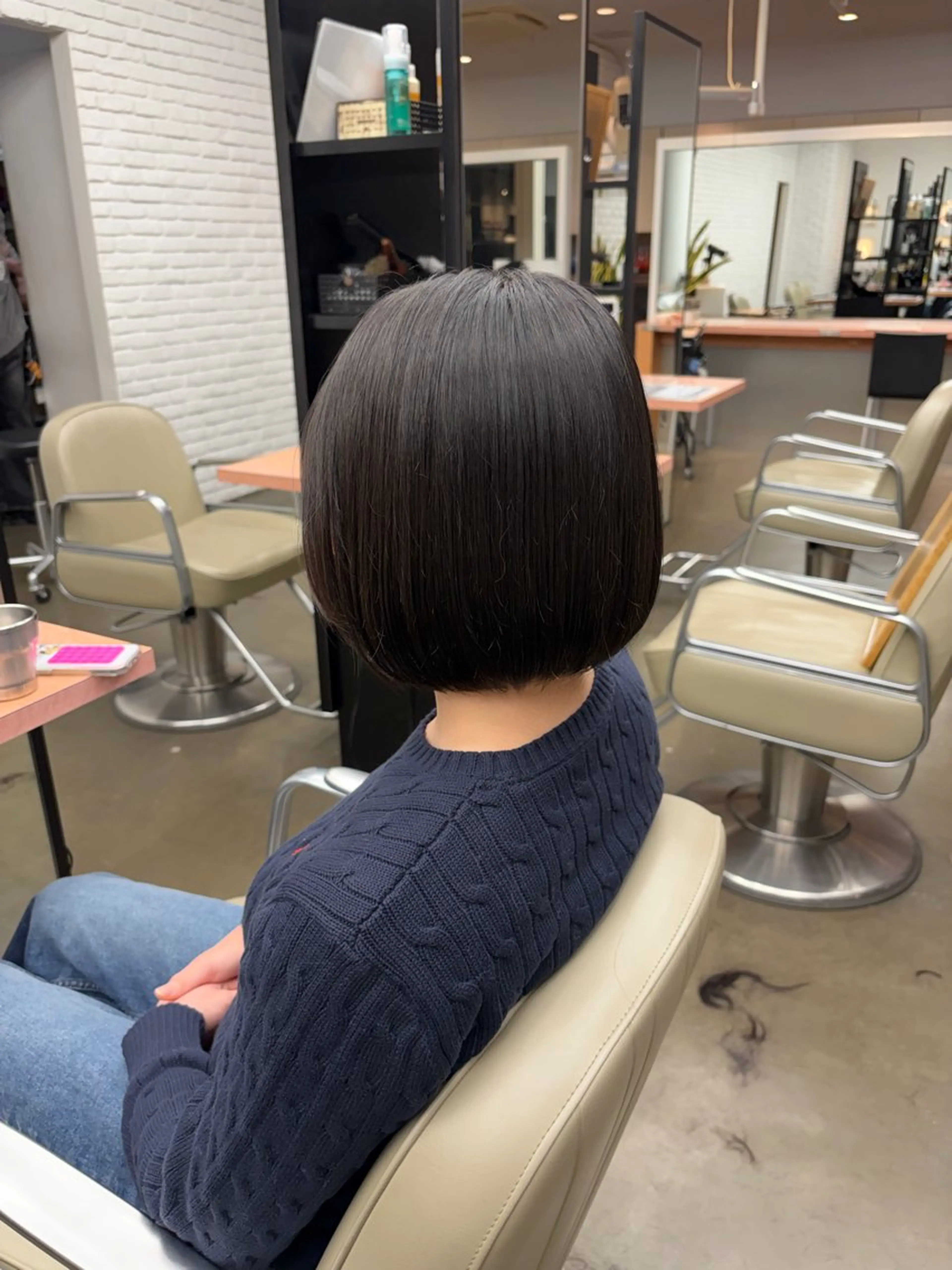 ショート DIFINOaoyama所属・🎧ayaka/ボブ /透明感カラー🩵のヘアスタイル