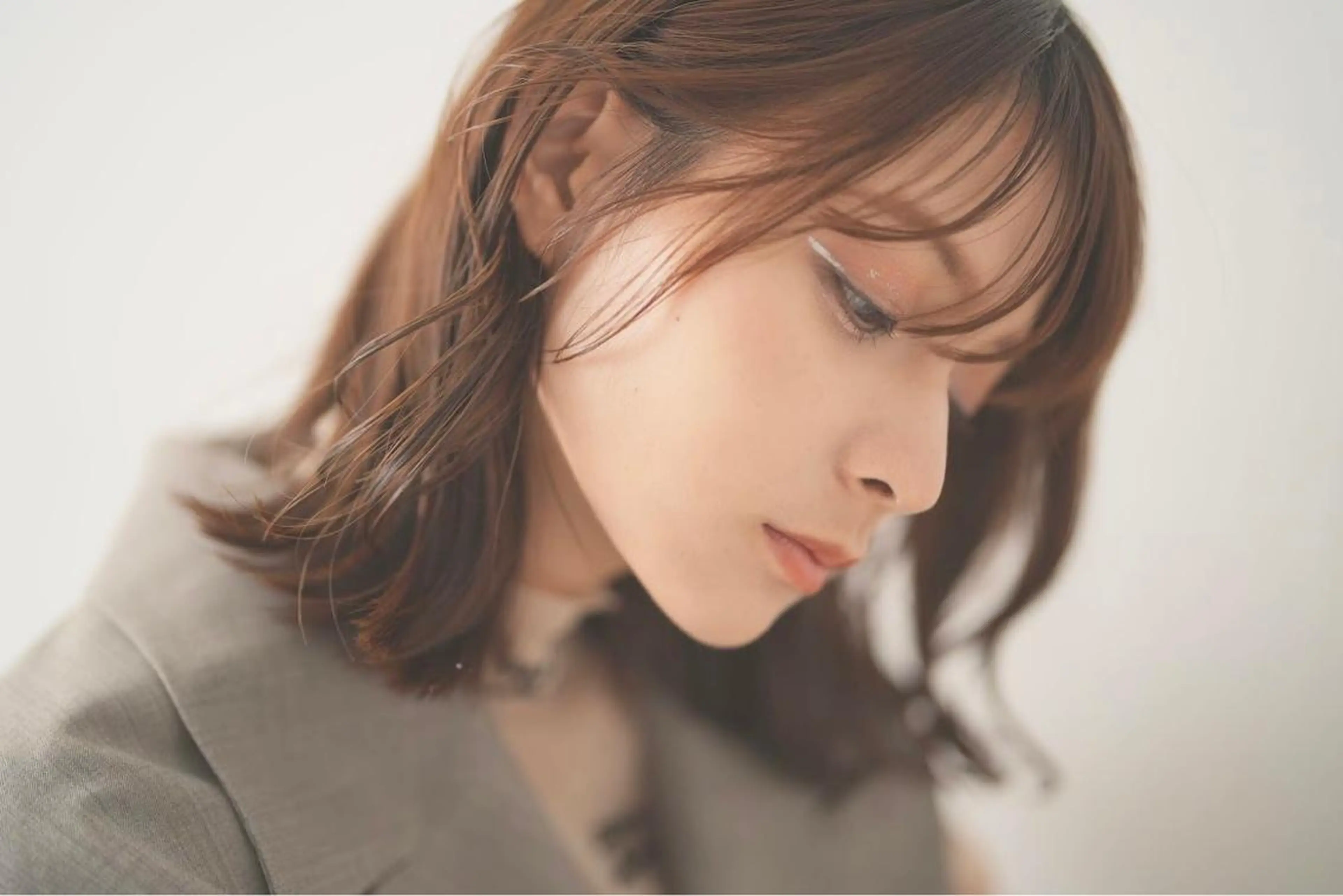 ミディアム カット ヘアカラー トリートメント ✨美髪サラ艶トレンド 橋柿 実紀✨のヘアスタイル