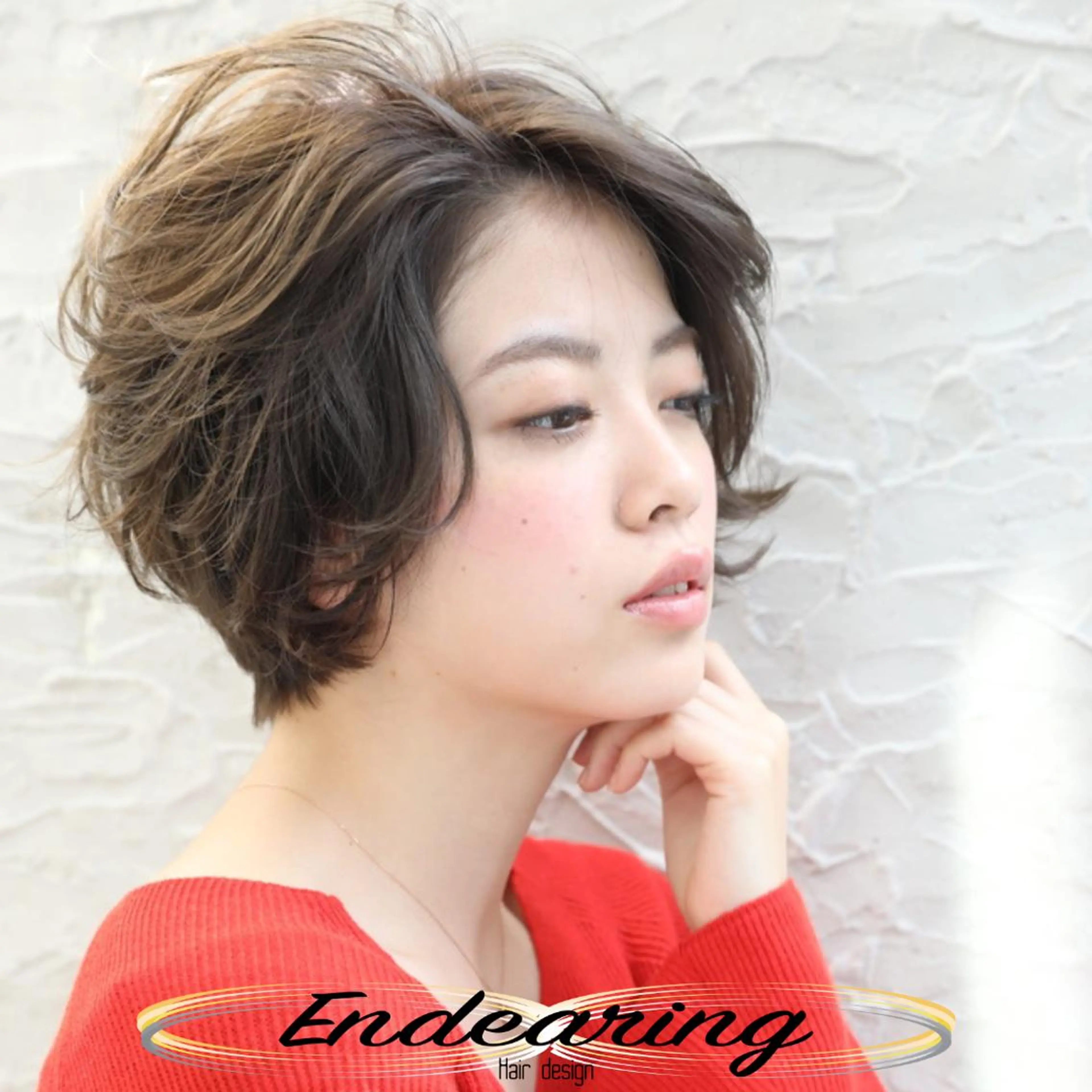 ショート ショートボブ ボブ ショートヘア カット ヘアカラー Endearing 銀座/レイヤーカットのヘアスタイル
