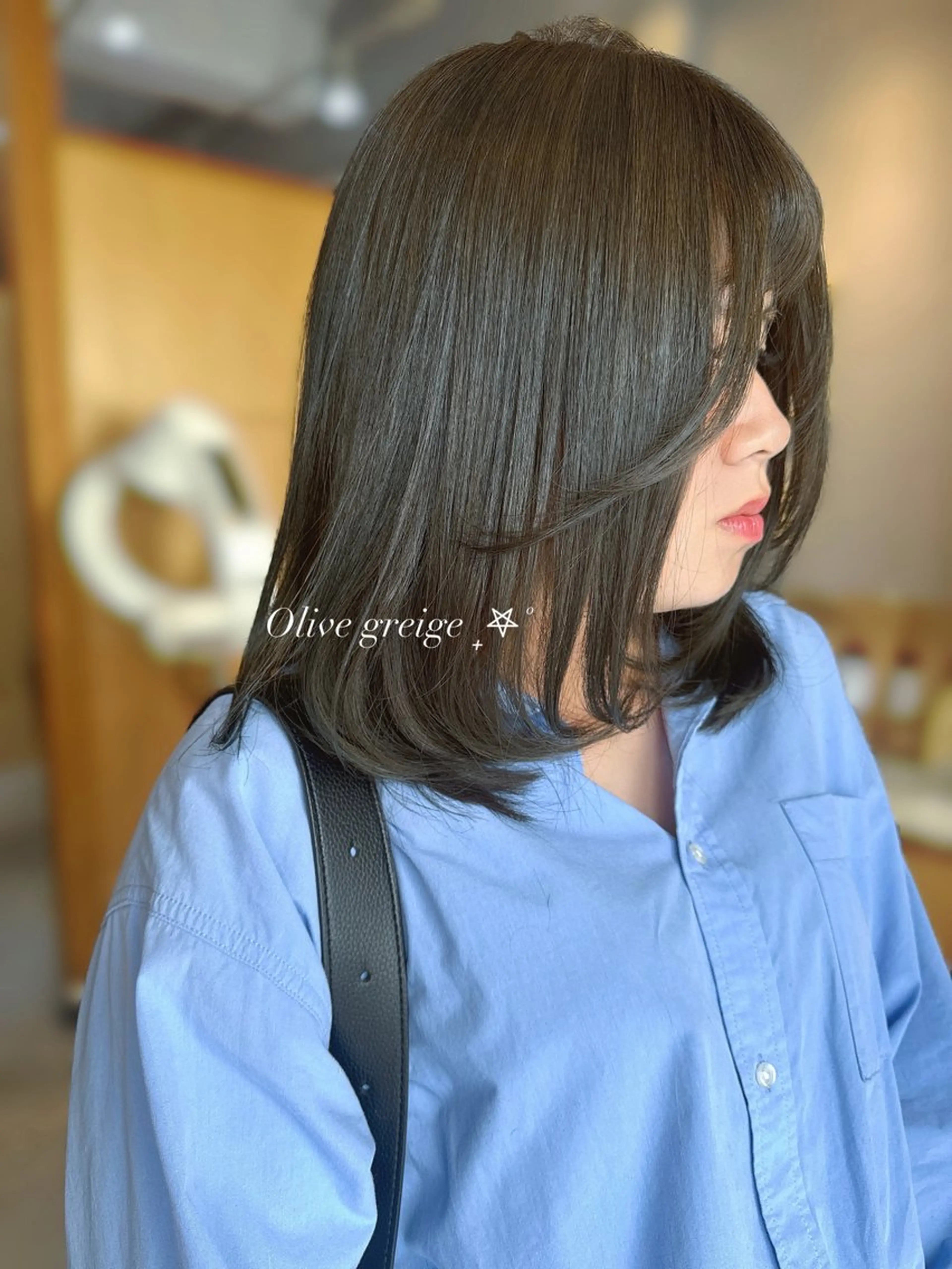 ミディアム ヘアカラー トリートメント miloc🫧 MOMOYOのヘアスタイル