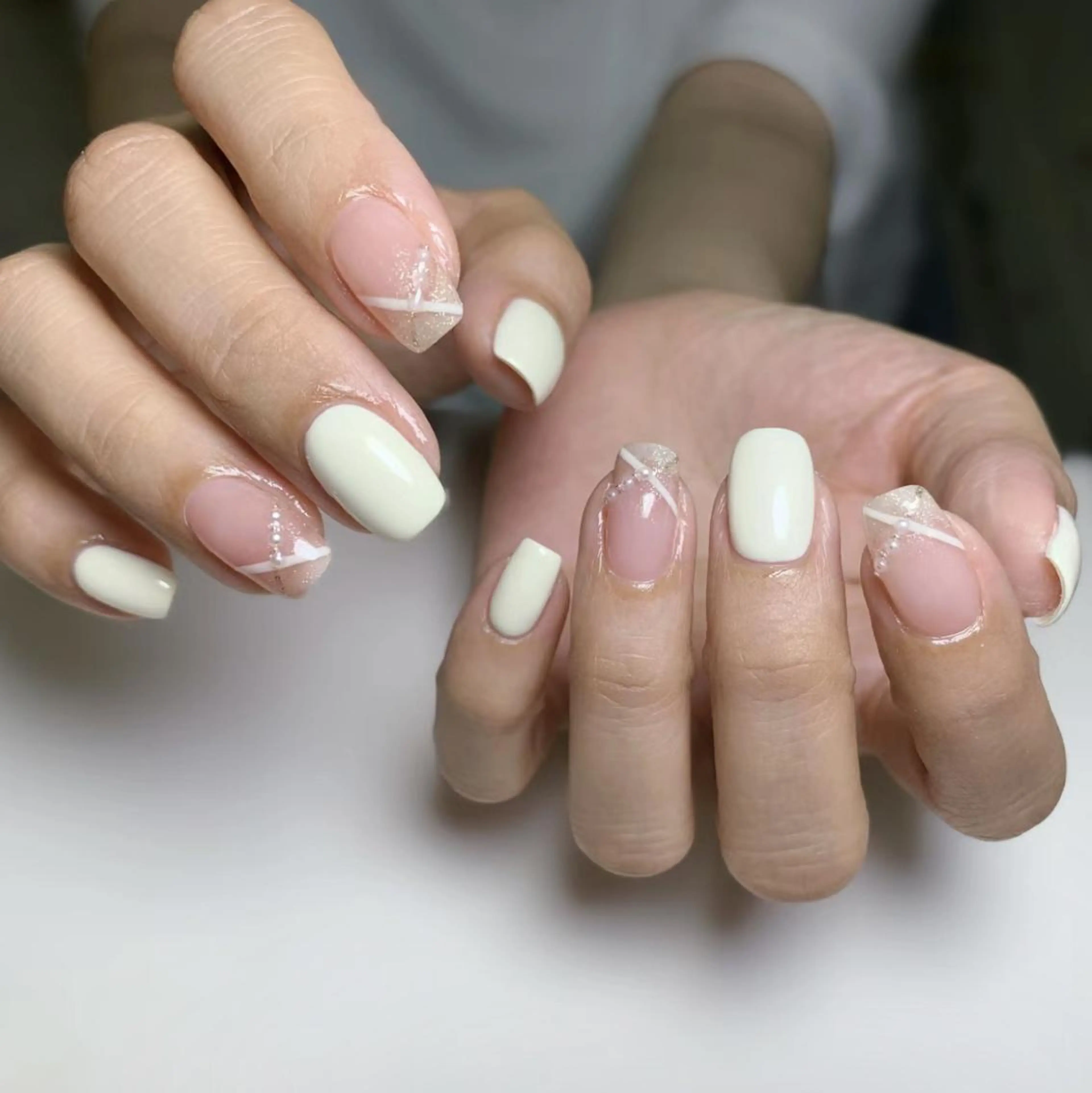 ネイル シンプルネイル Queens マオのネイルデザイン