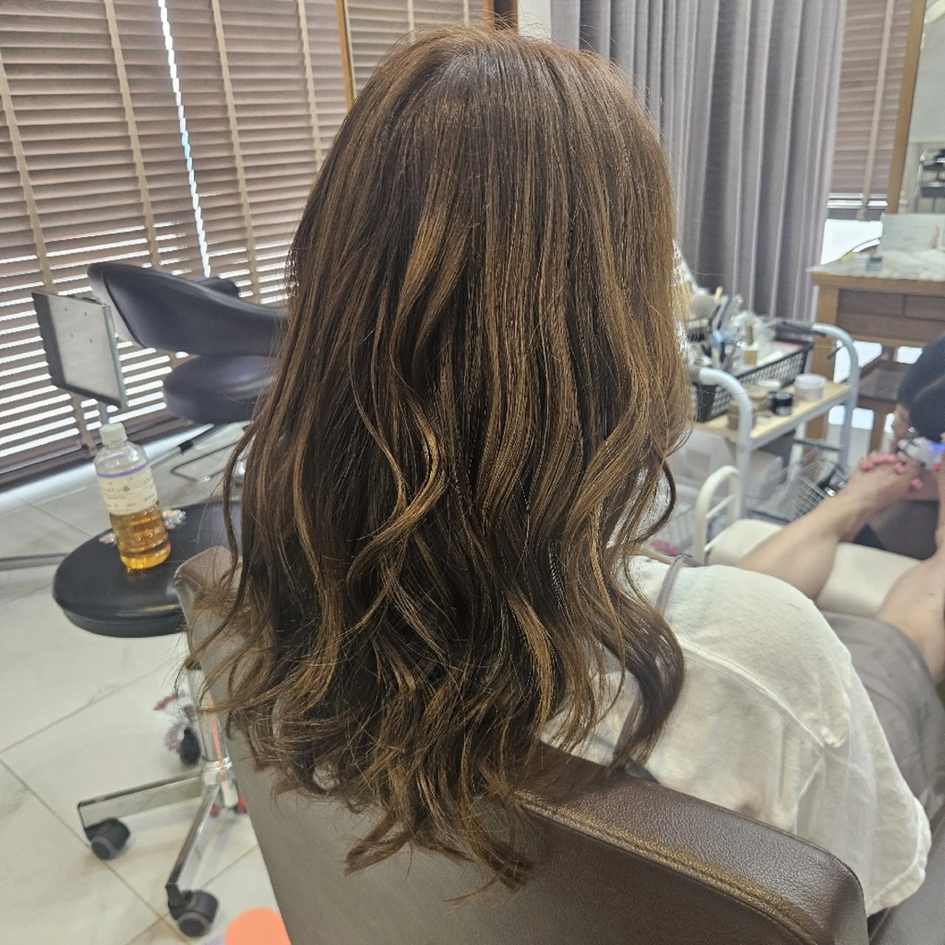 ロング カラー パーマ ヘアアレンジ 【GRANDEUR】 Matsuiのヘアスタイル