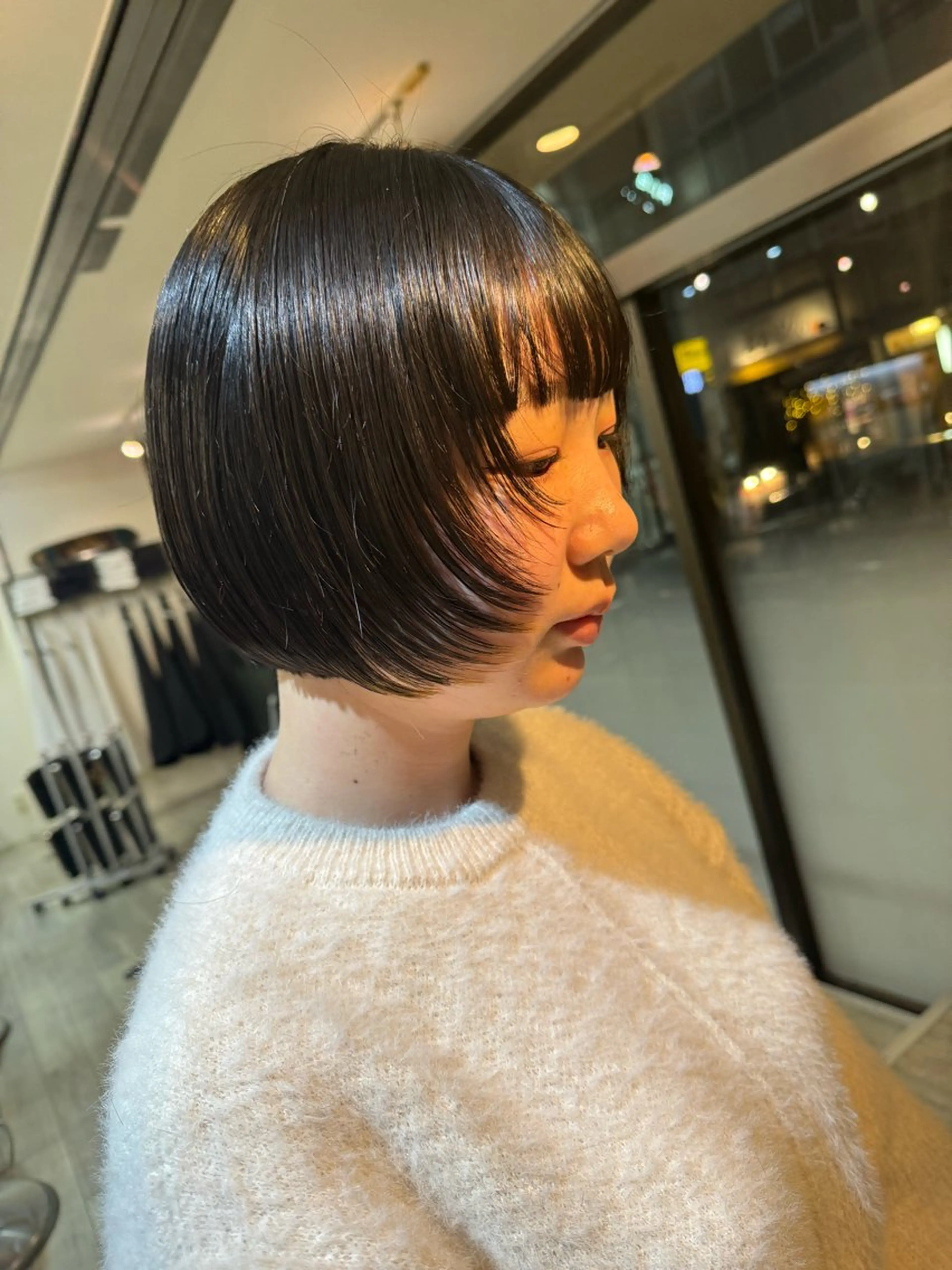 ショート 米元 春奈のヘアスタイル