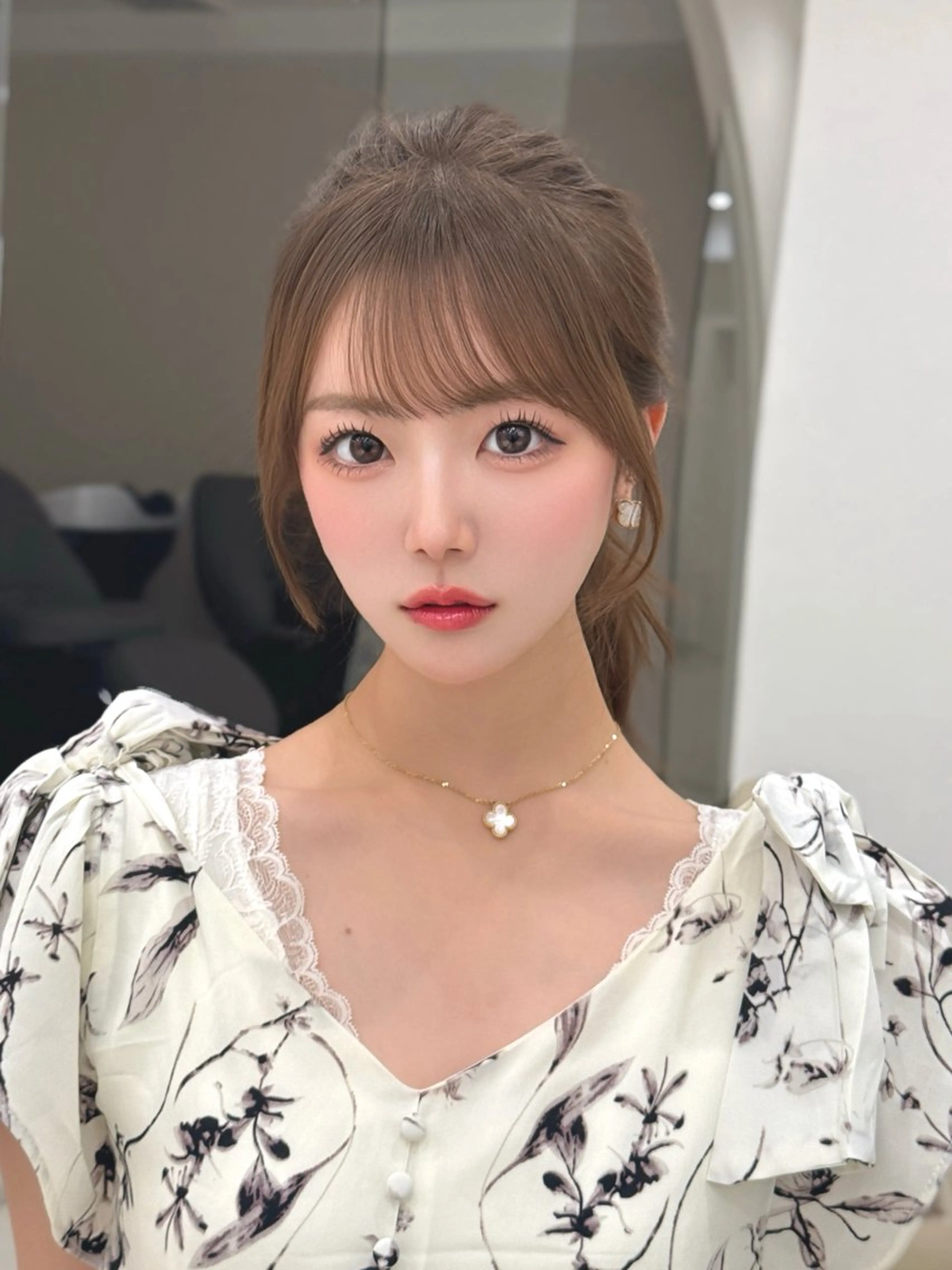 ロング カット ヘアカラー 似合わせ/レイヤー /顔まわり/池田歩樹のヘアスタイル