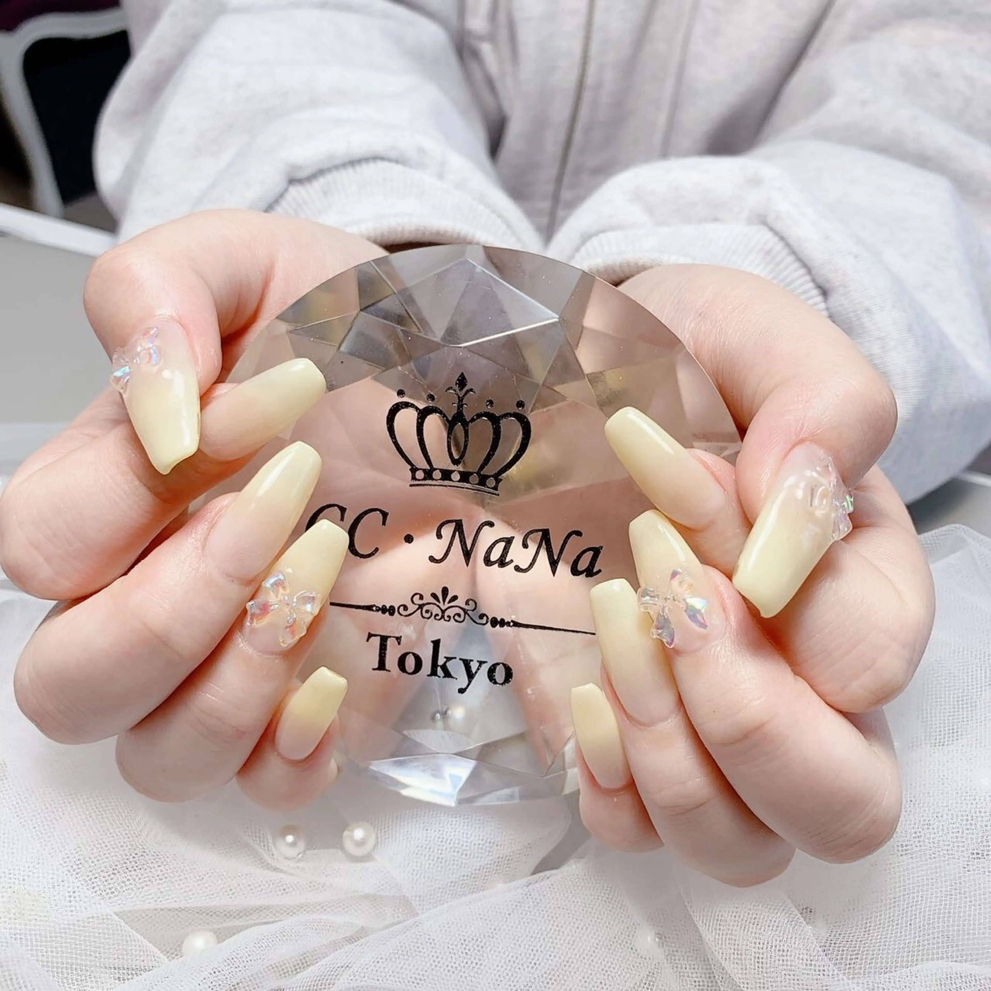 ネイル 持ち込み スカルプネイル シンプルネイル 桃井 香り パラジェル取扱店🦋のネイルデザイン