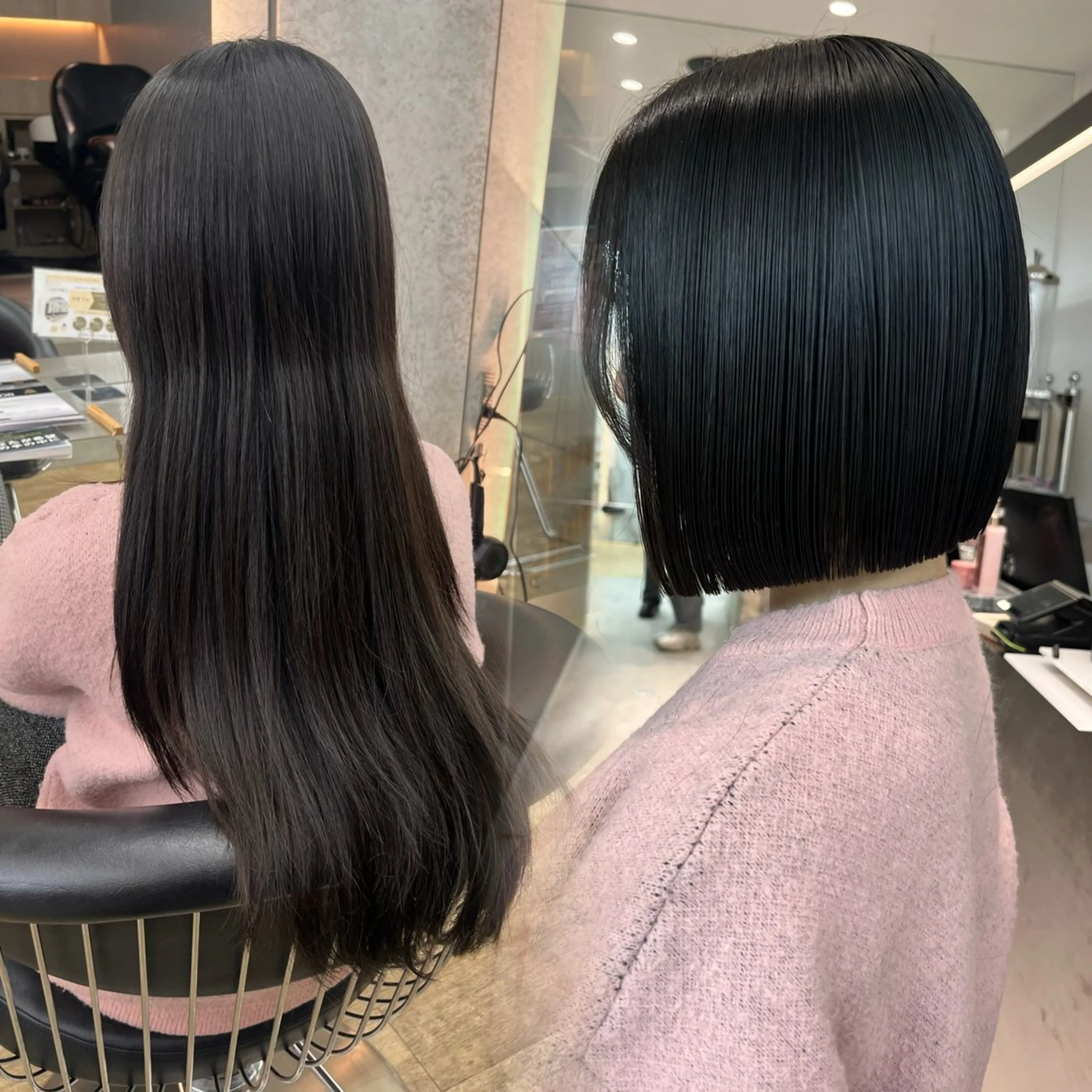 ロング ボブ ロング 縮毛矯正 カット 縮毛矯正 トリートメント ♥️ボブレイヤー/ minami♥️のヘアスタイル