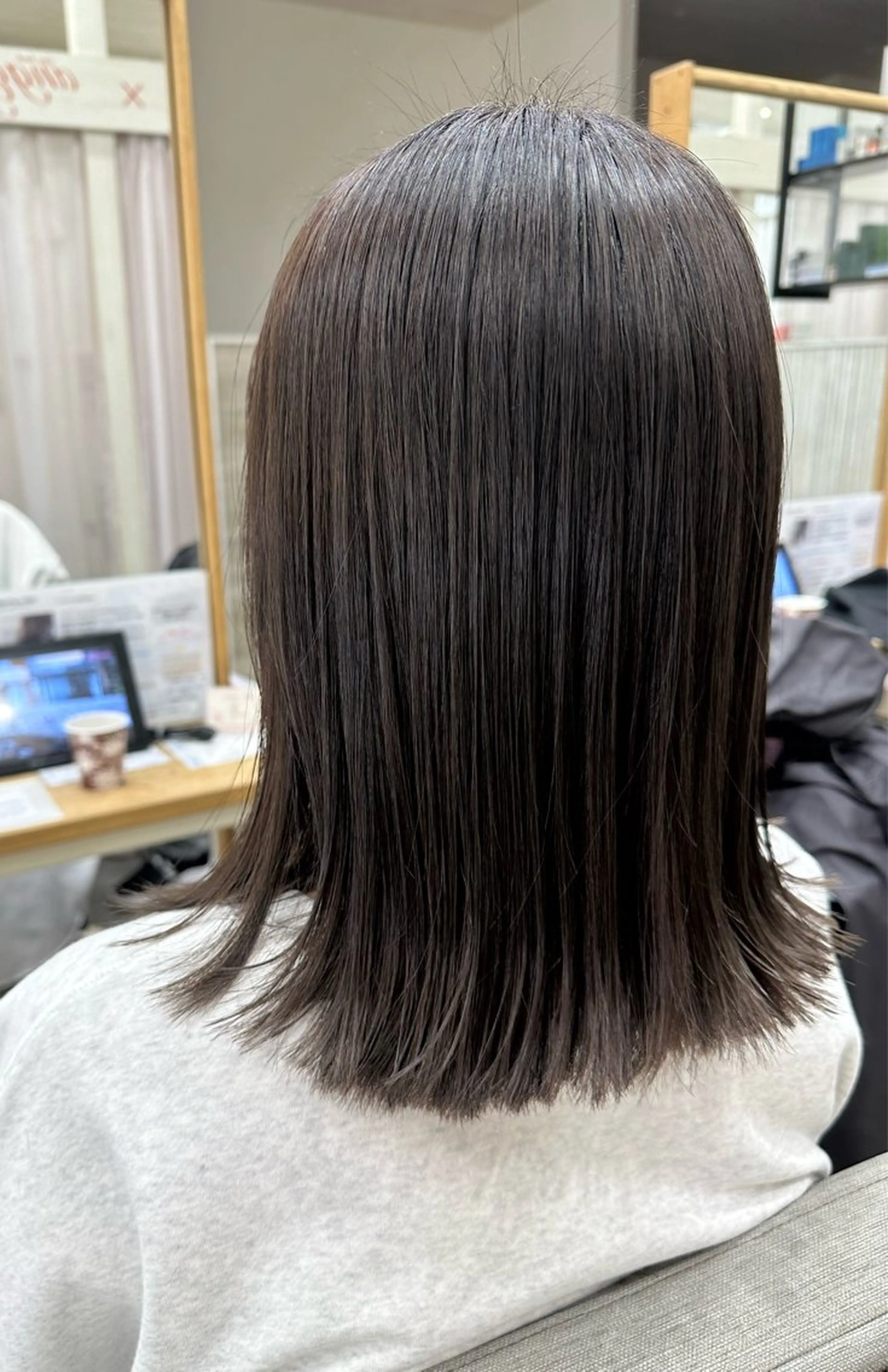 似合わせカットフルカラー縮毛矯正トリートメント🌈の写真