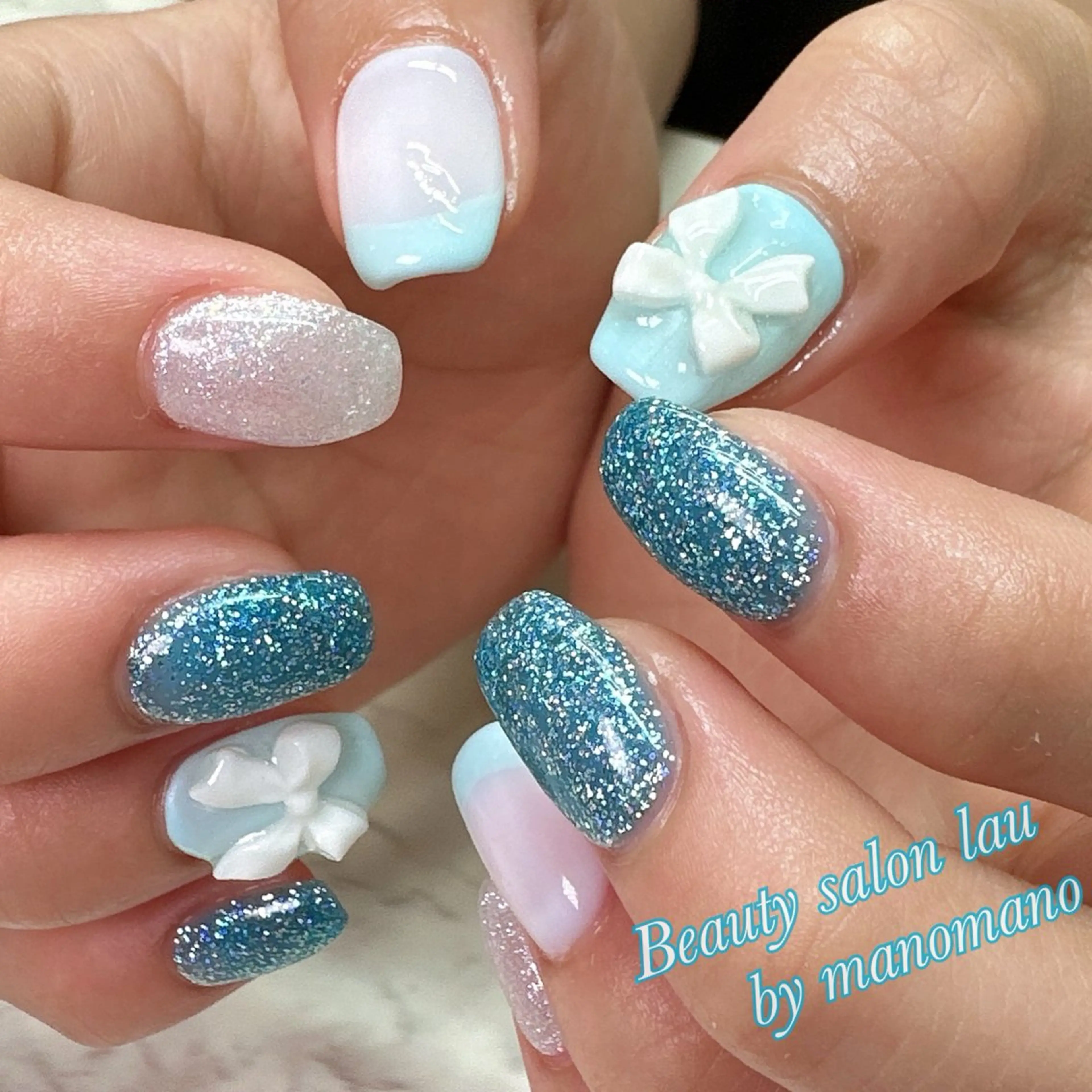 ネイル ハンドネイル ラウバイマノマノ なかざとのネイルデザイン