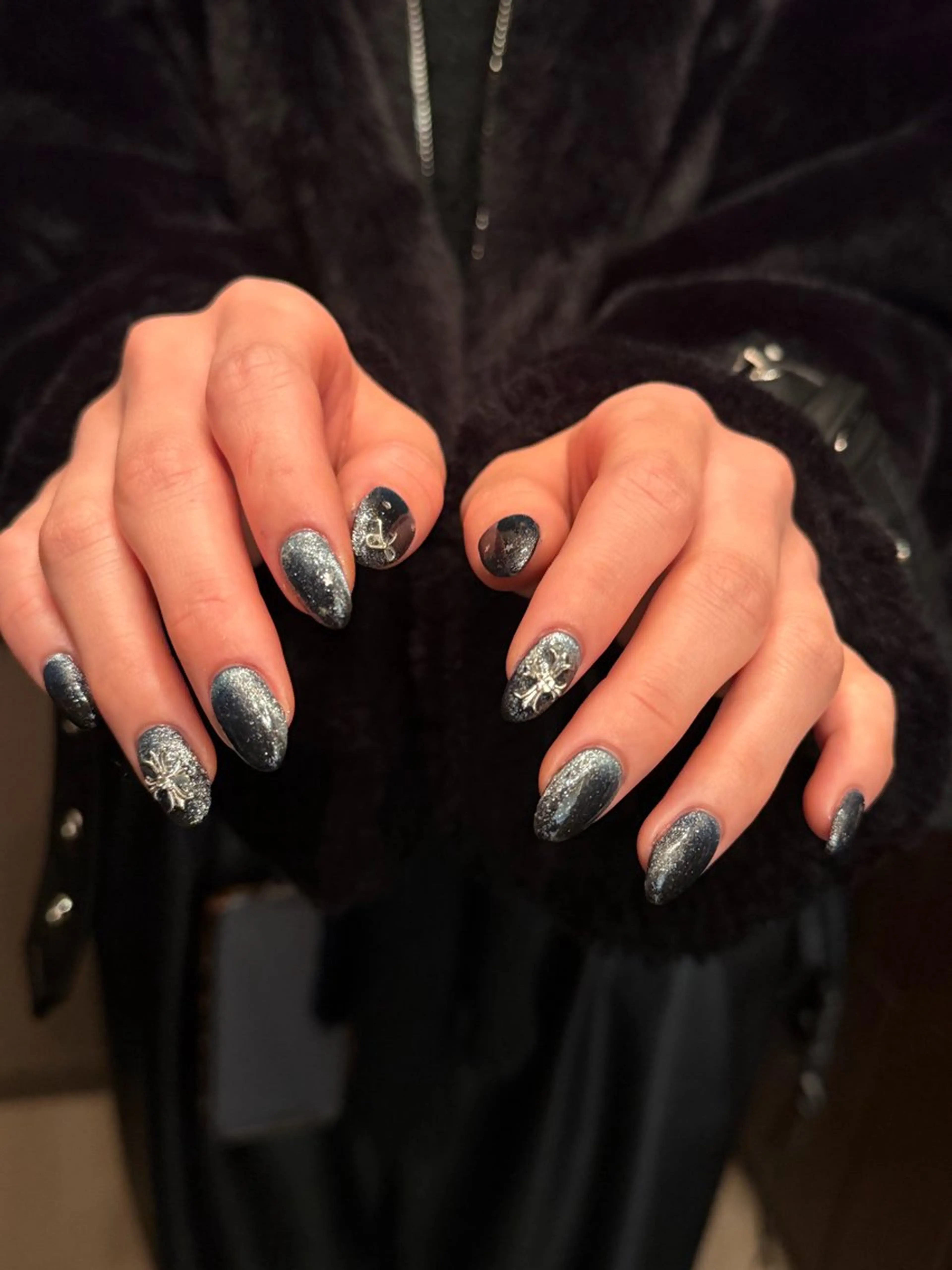 ネイル ハンドネイル Nail salon coffret あべの店所属・coffret. smpyのネイルデザイン