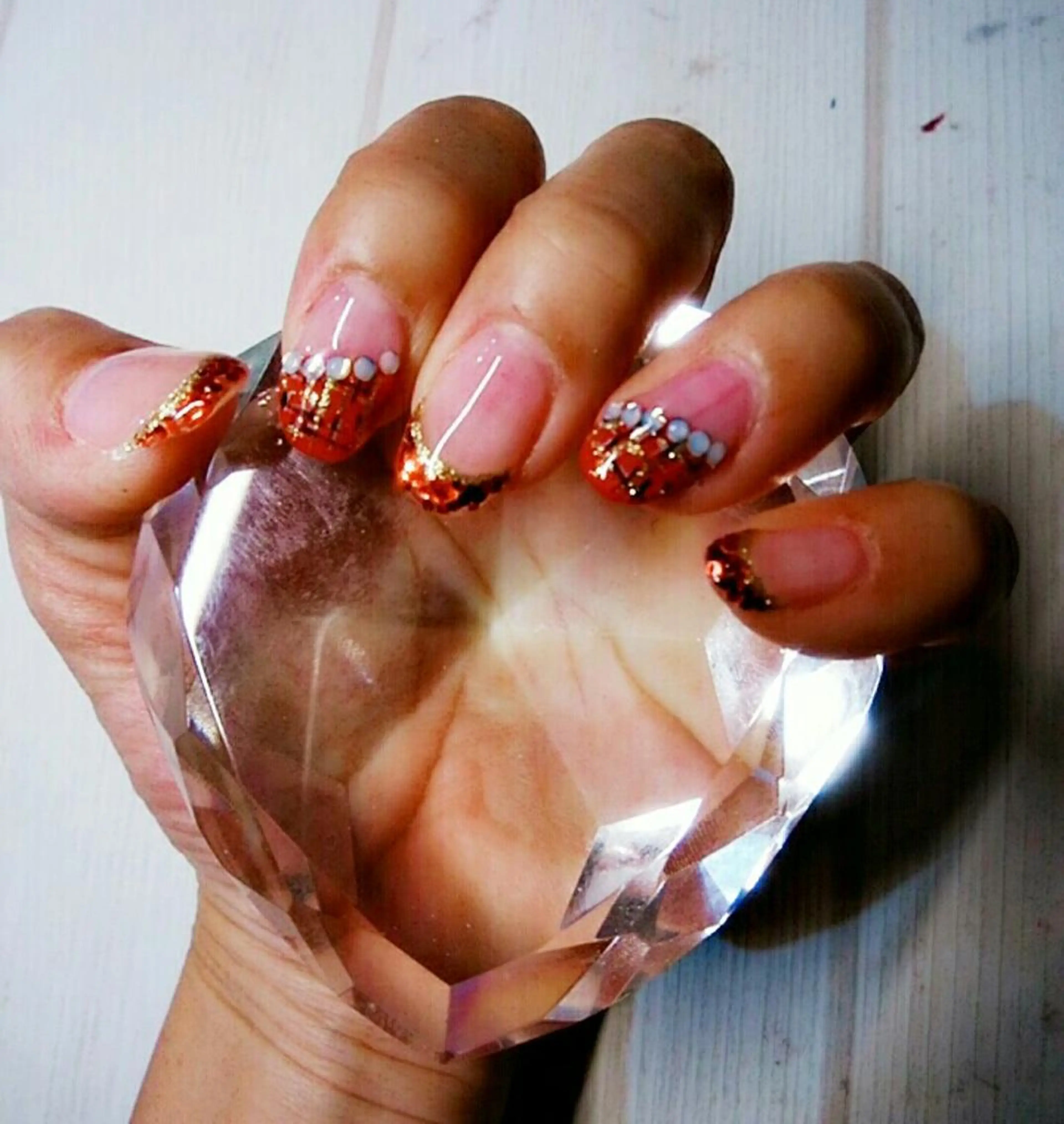 ネイル オフィスネイル 冬ネイル クリスマス ネイリスト AIKOのネイルデザイン