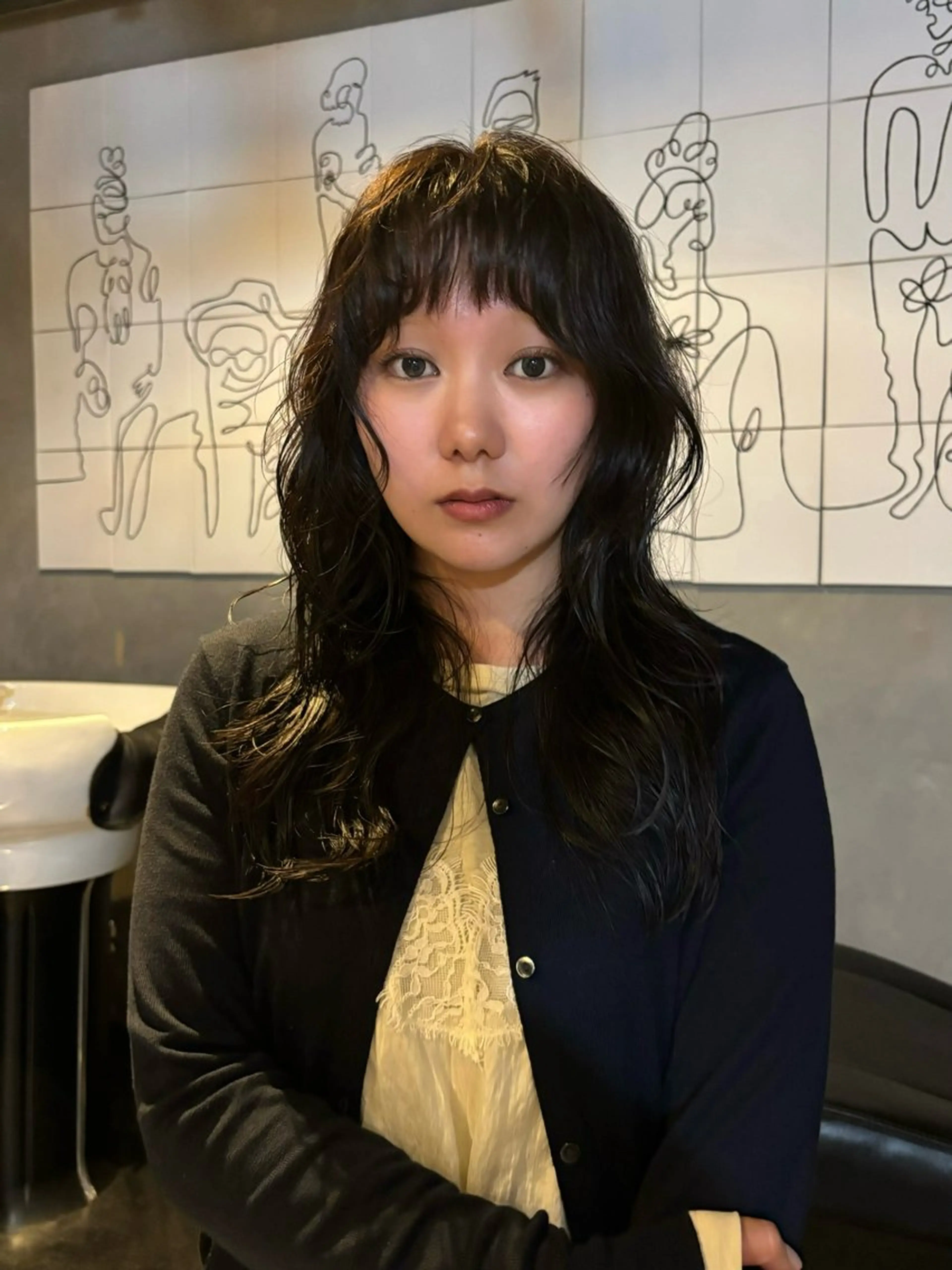 セミロング カラー カット ヘアカラー トリートメント fosta 女性専用サロン所属・moe🎀 透明感♡似合わせのヘアスタイル