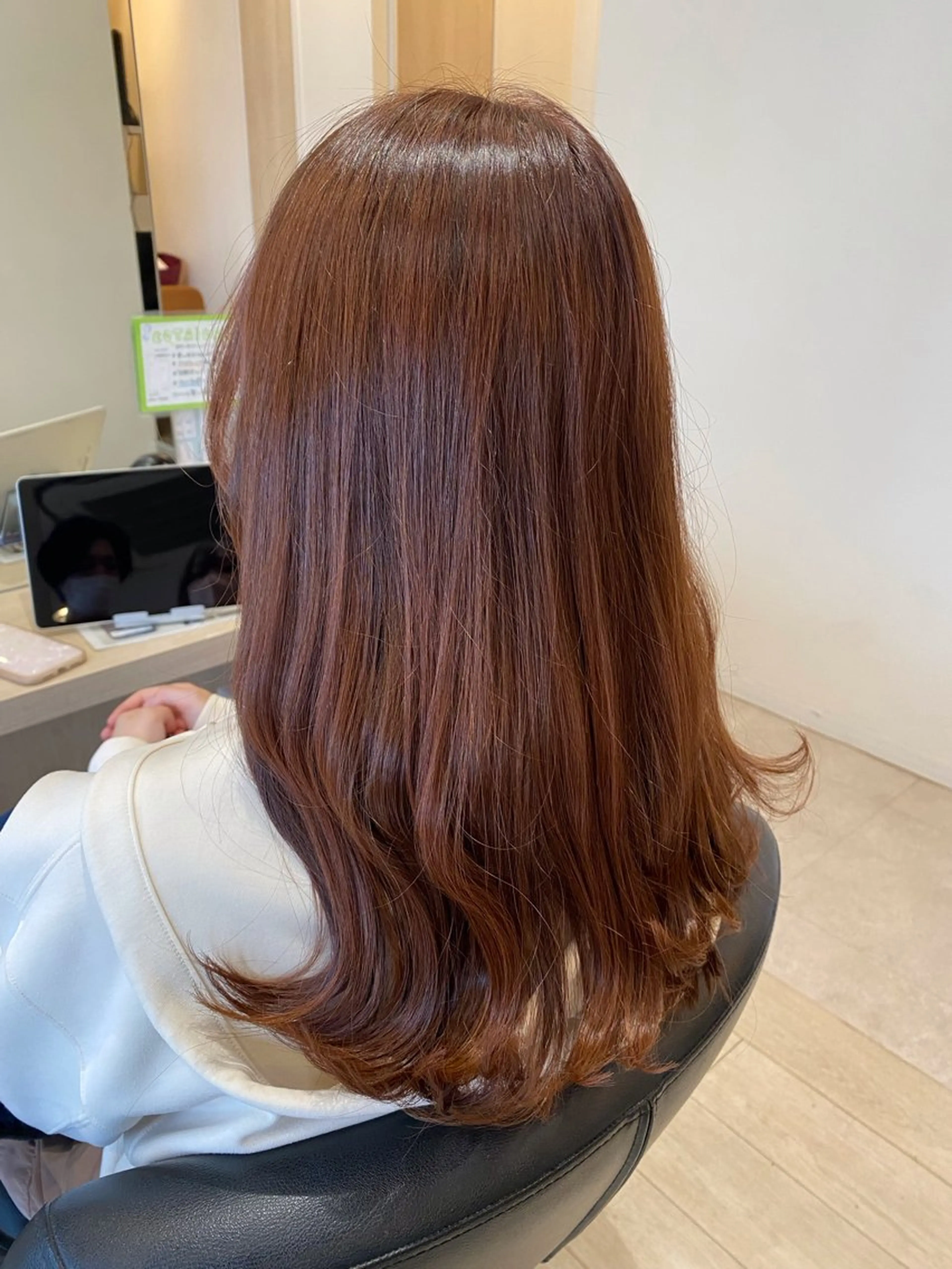 ロング カット ヘアカラー 川元 雄貴のヘアスタイル