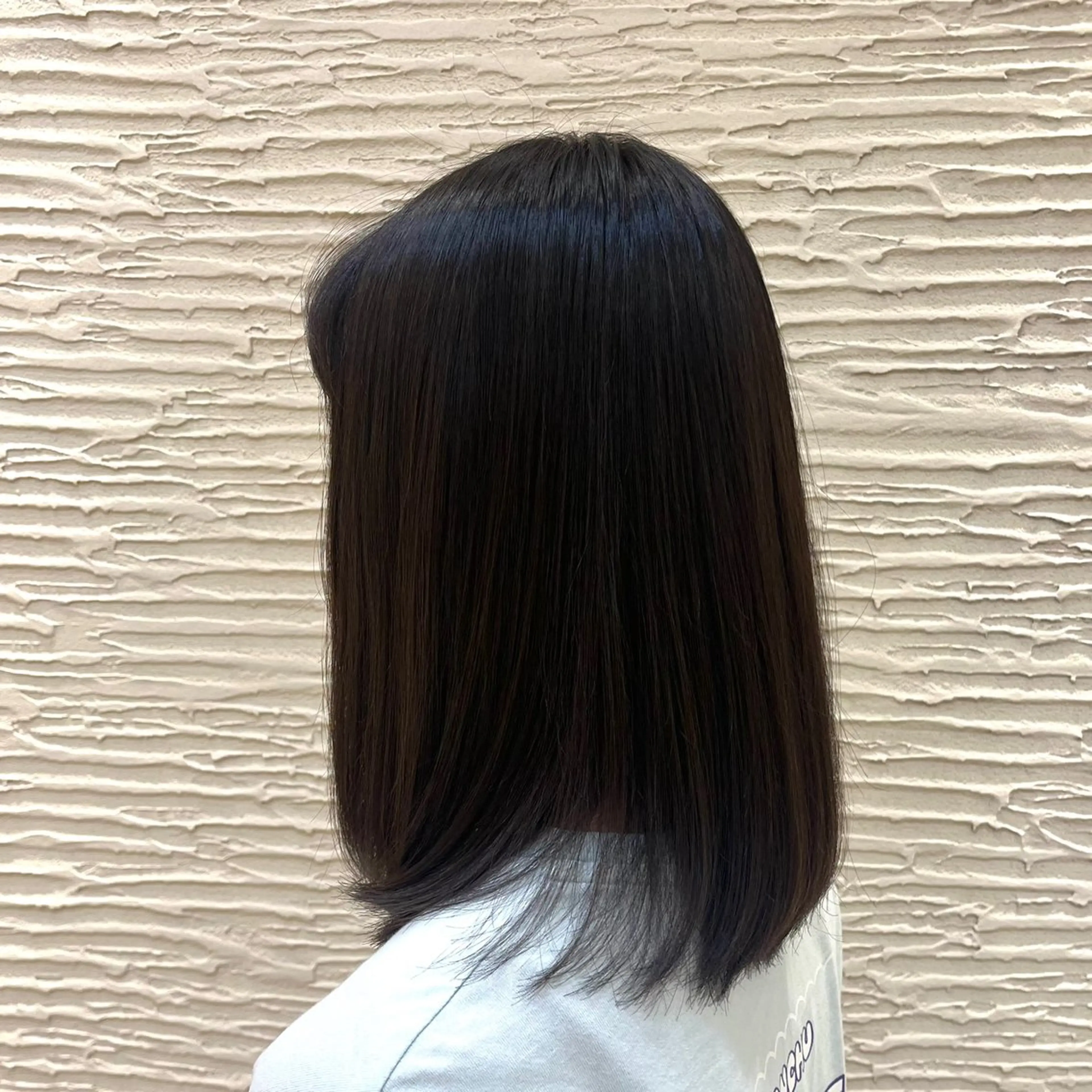 ミディアム パーマ キッズ 縮毛矯正 縮毛矯正 鎌田 流沙奈のヘアスタイル