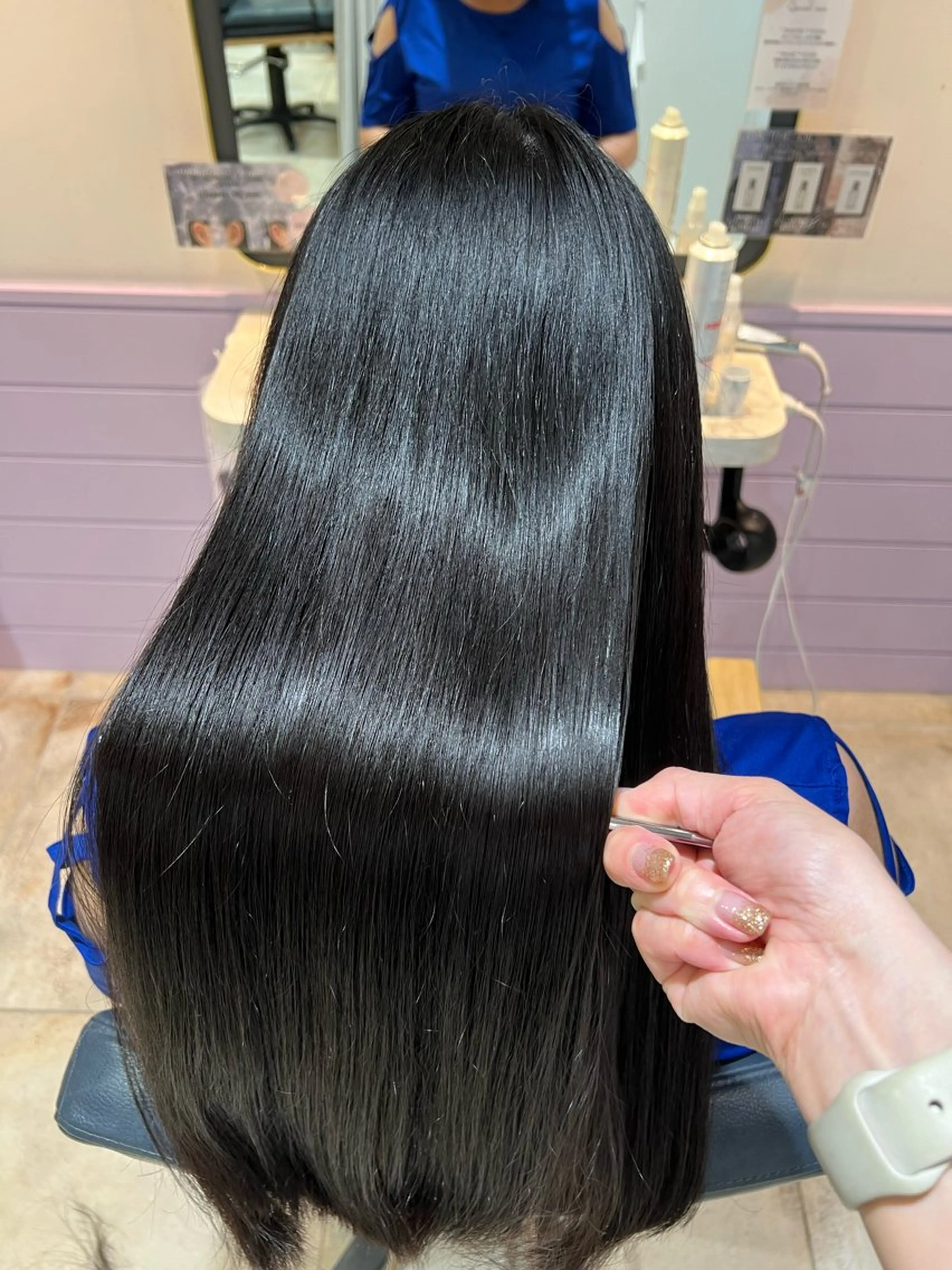 ロング カット 髪質改善✨石塚 真梨奈のヘアスタイル
