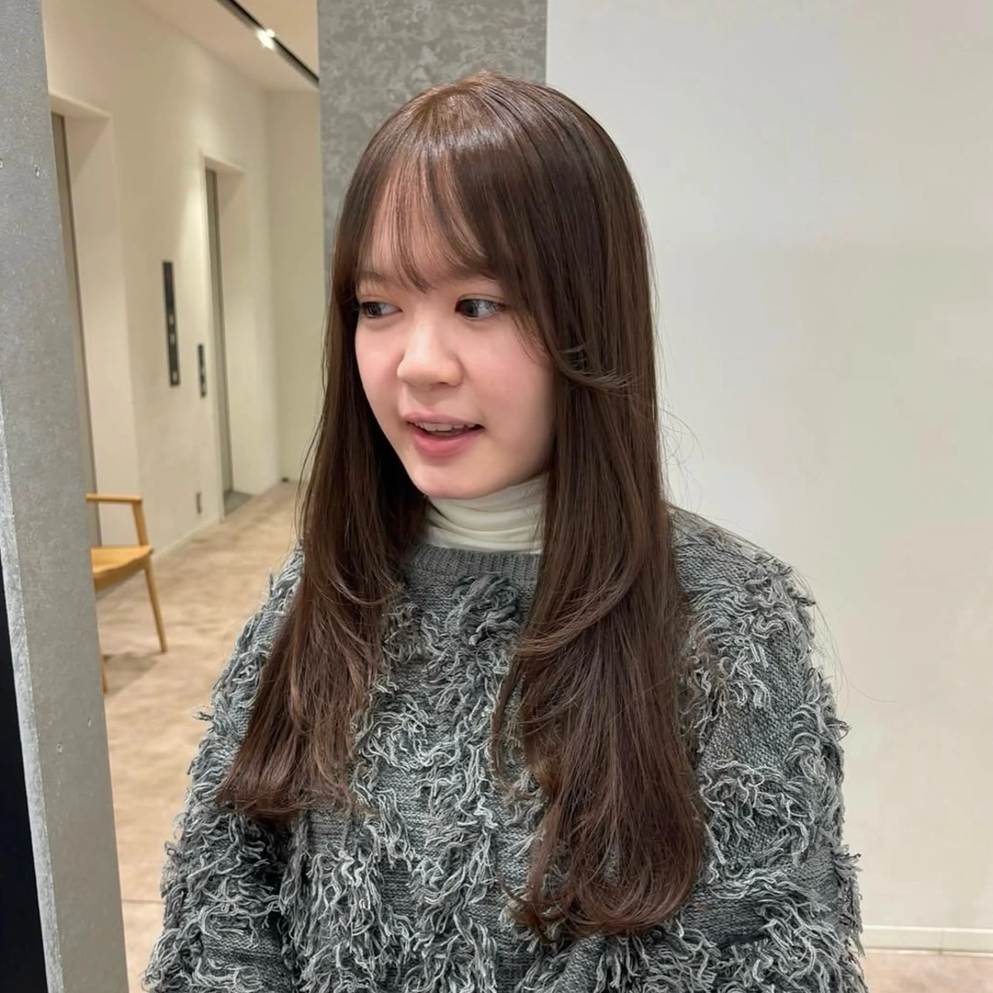 ロング カラー ベージュカラー レイヤーカット カット ヘアカラー トリートメント ベージュ🤎透明感 カラー🤎anriのヘアスタイル
