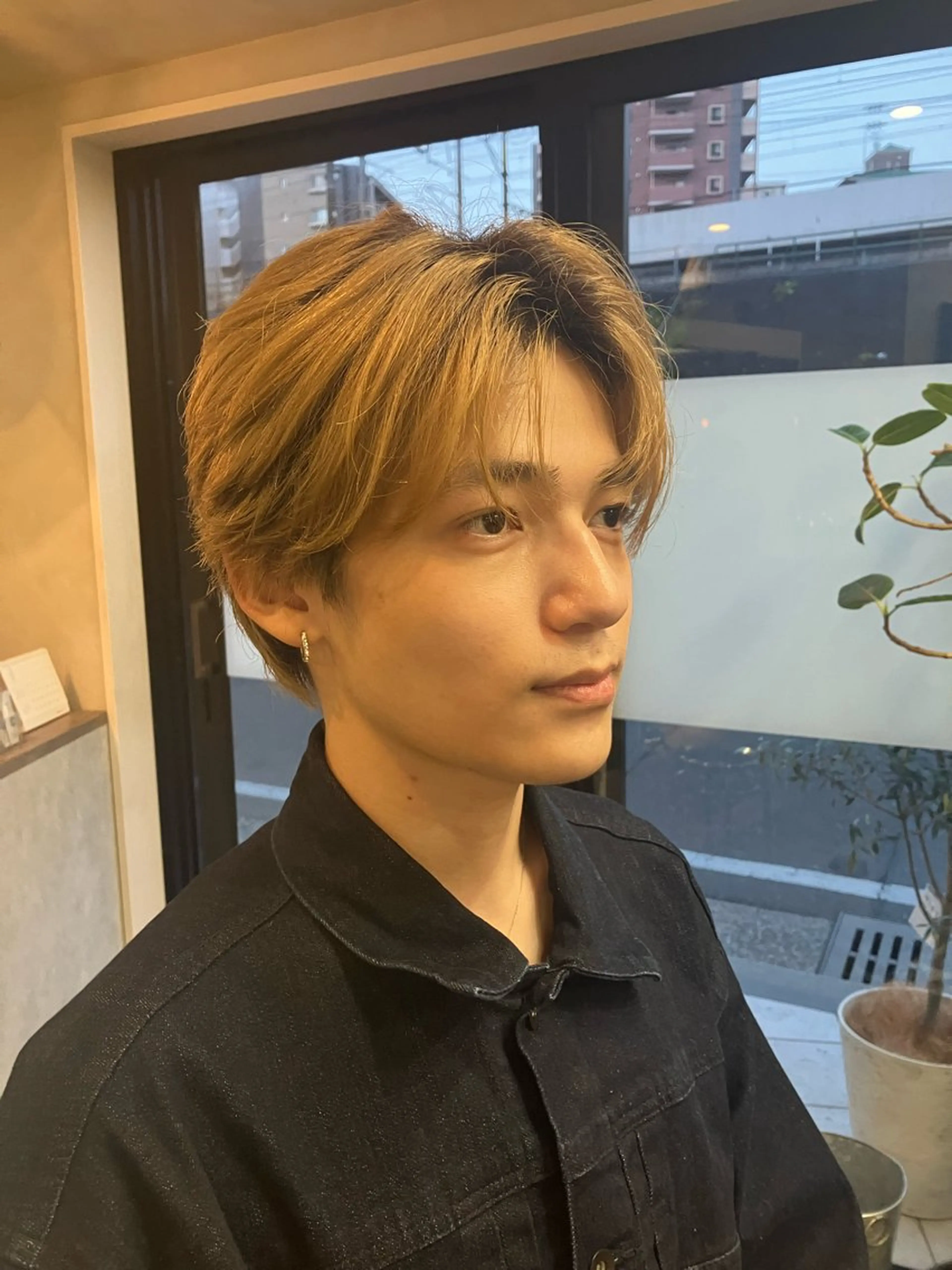 ショート カラー メンズ 透明感カラー/ 髪質改善町田佑人のヘアスタイル