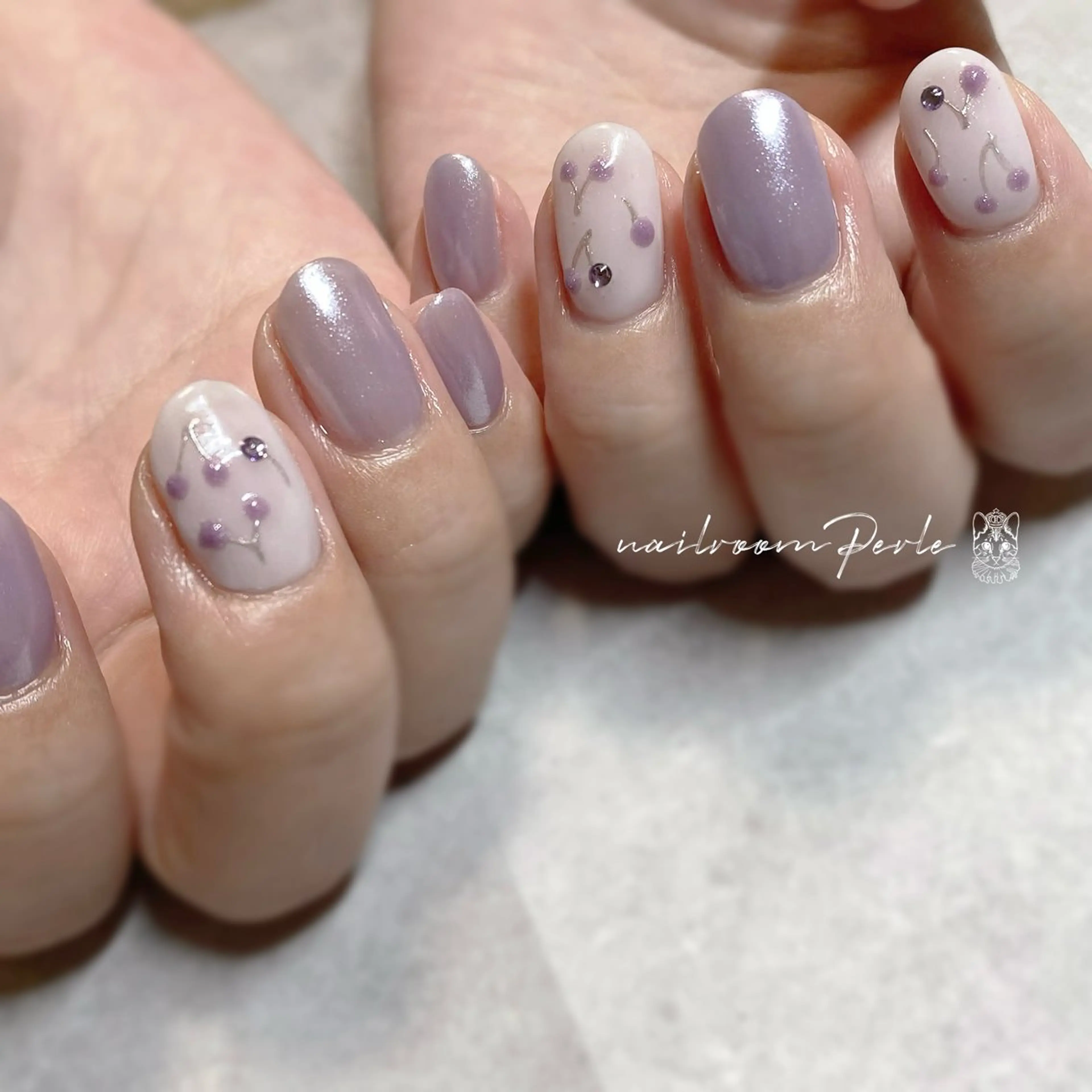 ネイル ハンドネイル nail room Perleのネイルデザイン