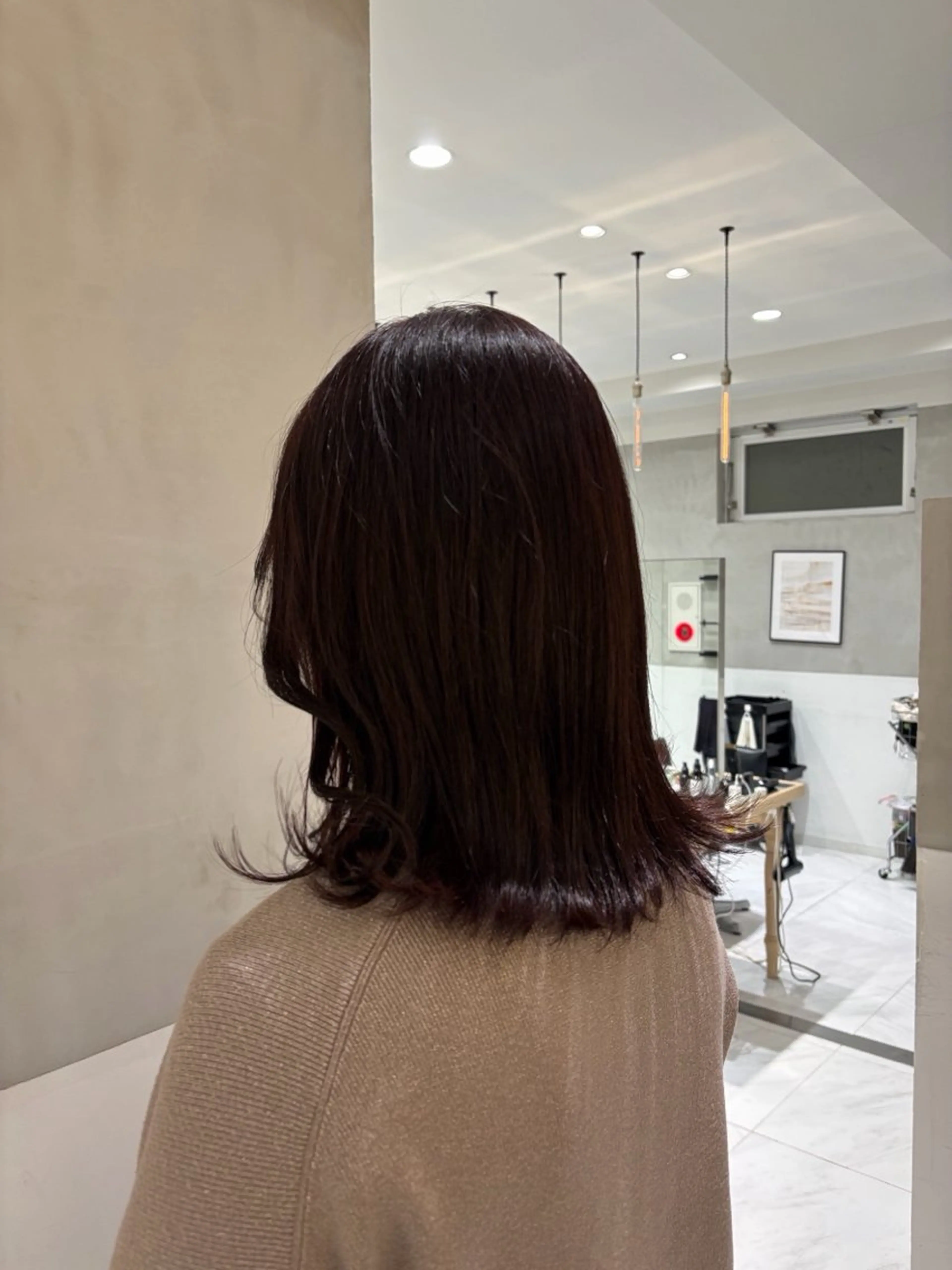 ミディアム カラー 艶カラー🫧 🩵ちとせ🩵のヘアスタイル