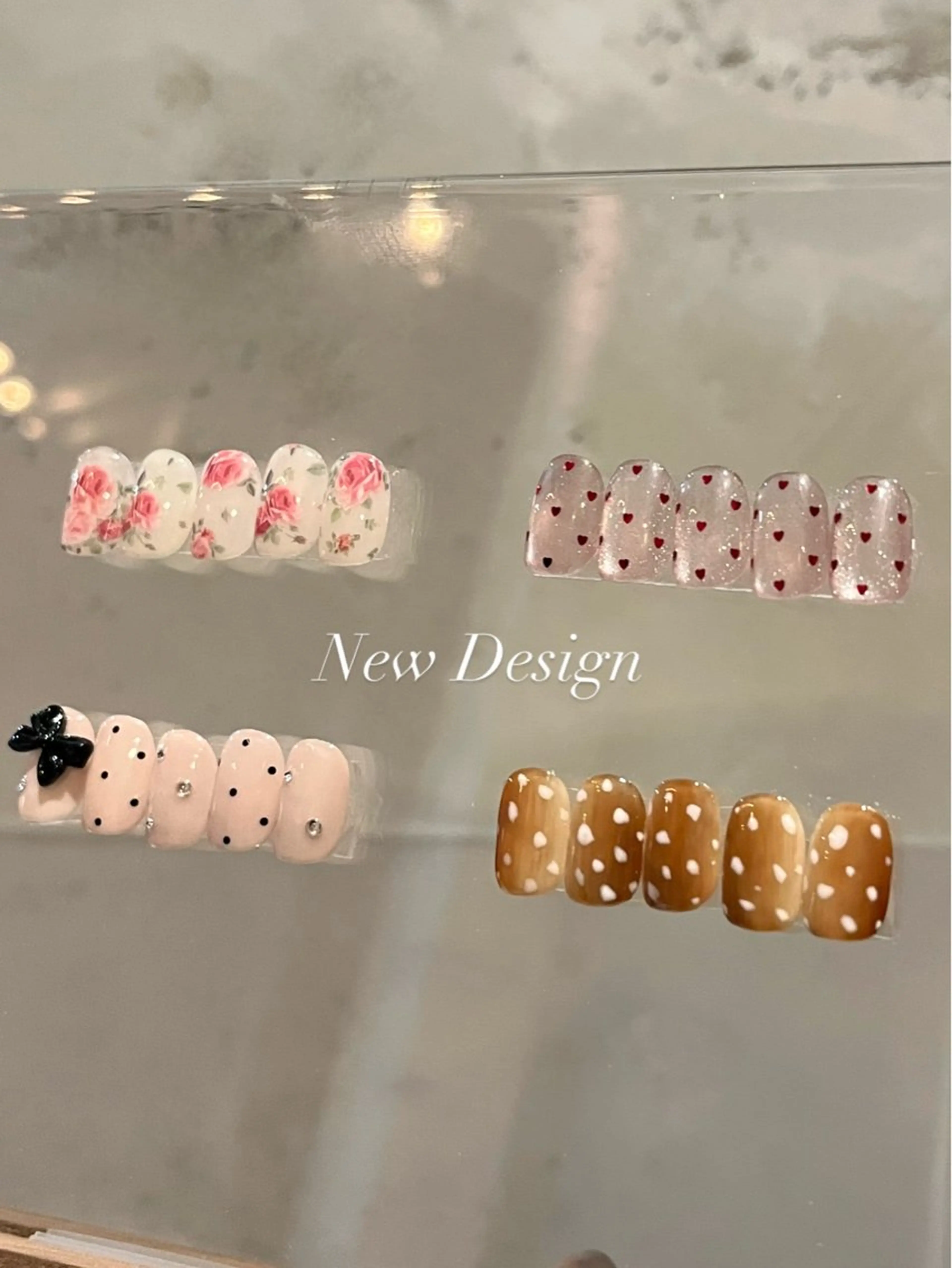 ネイル 長さ出し バレンタイン ハンドネイル NORA南青山/ kanohaのネイルデザイン