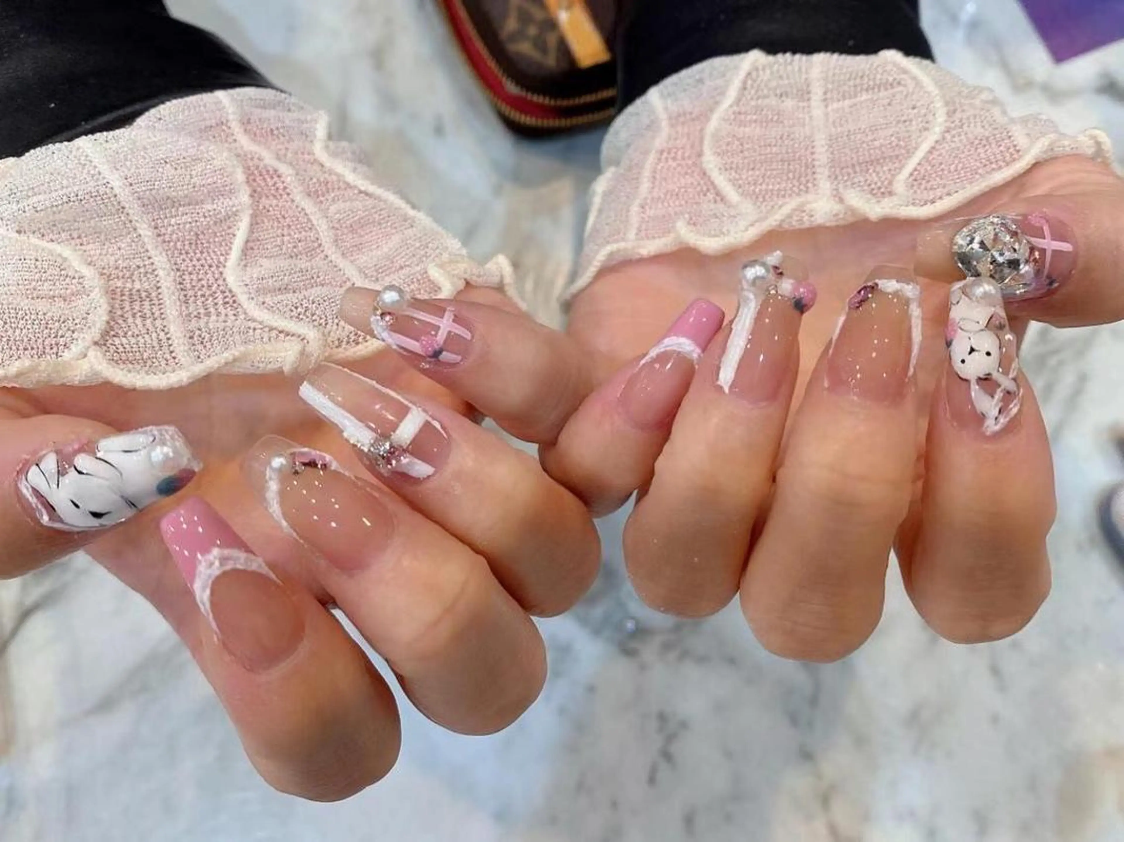 ネイル フレンチネイル babarla Nailのネイルデザイン