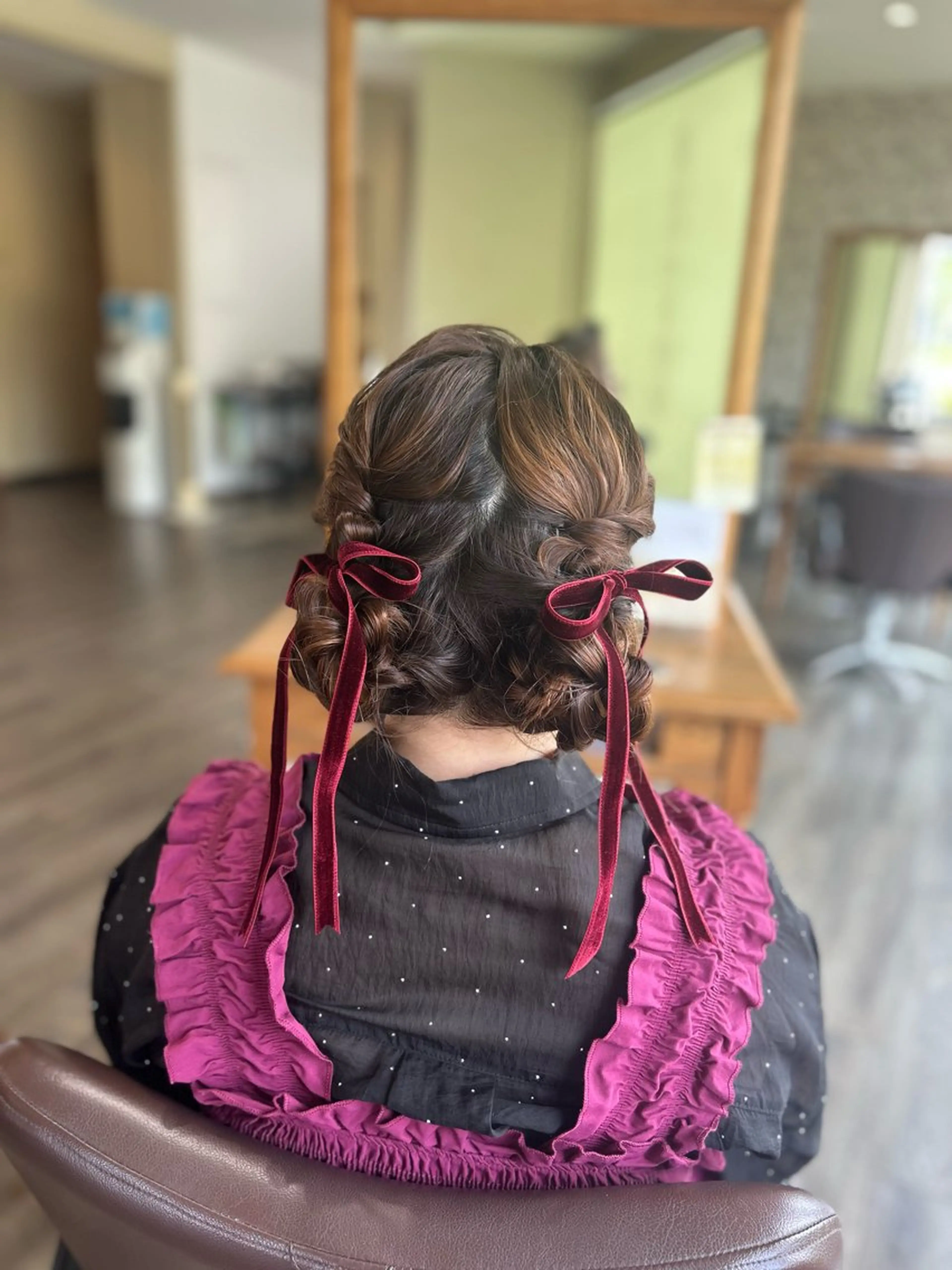 ヘアアレンジ ヘアセット 井上 花音のヘアスタイル