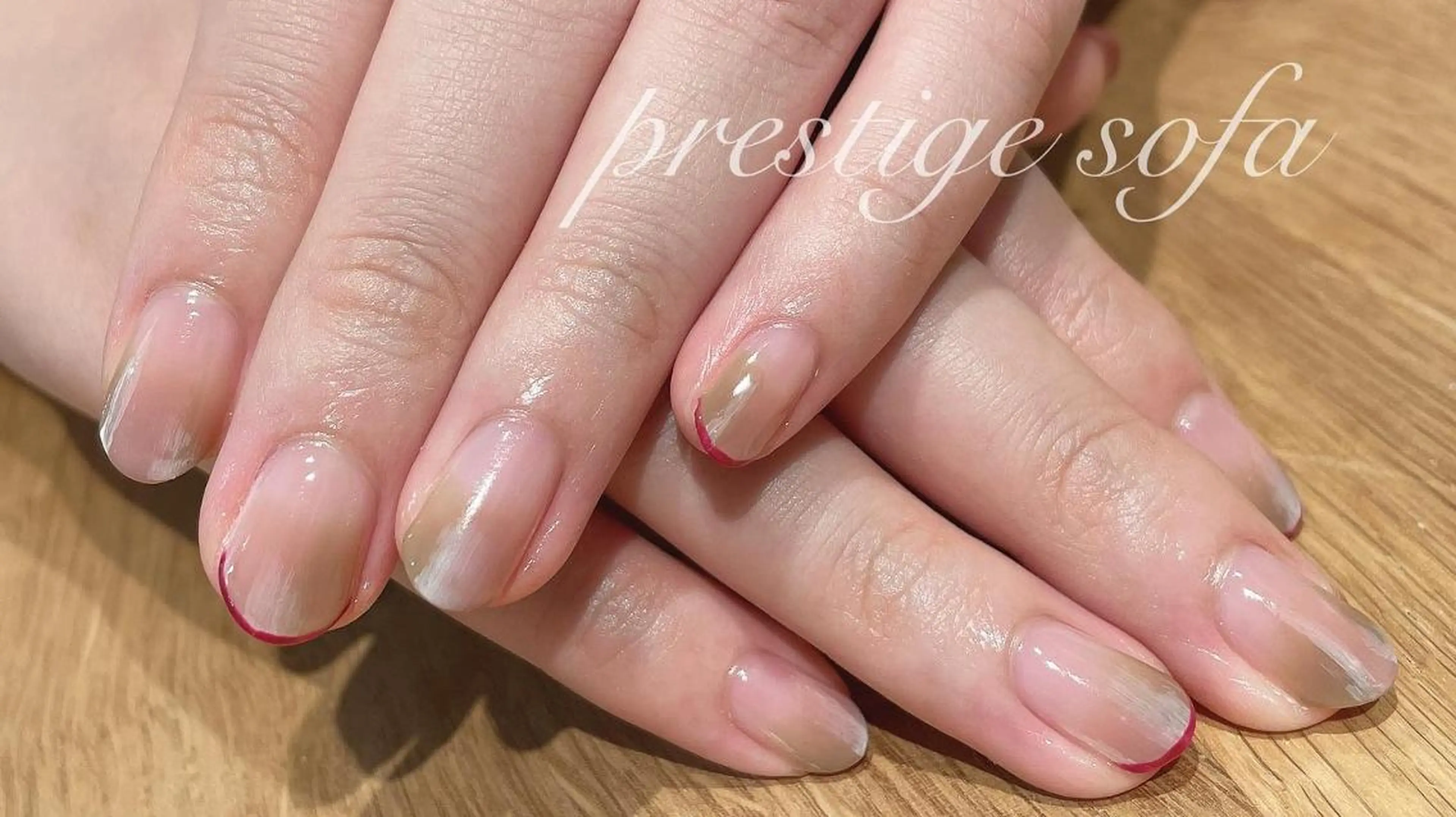 ネイル マツエク・マツパ まつげパーマ ボリュームラッシュ ボルドー ジェルネイル グラデーション 髙橋 敦子のネイルデザイン