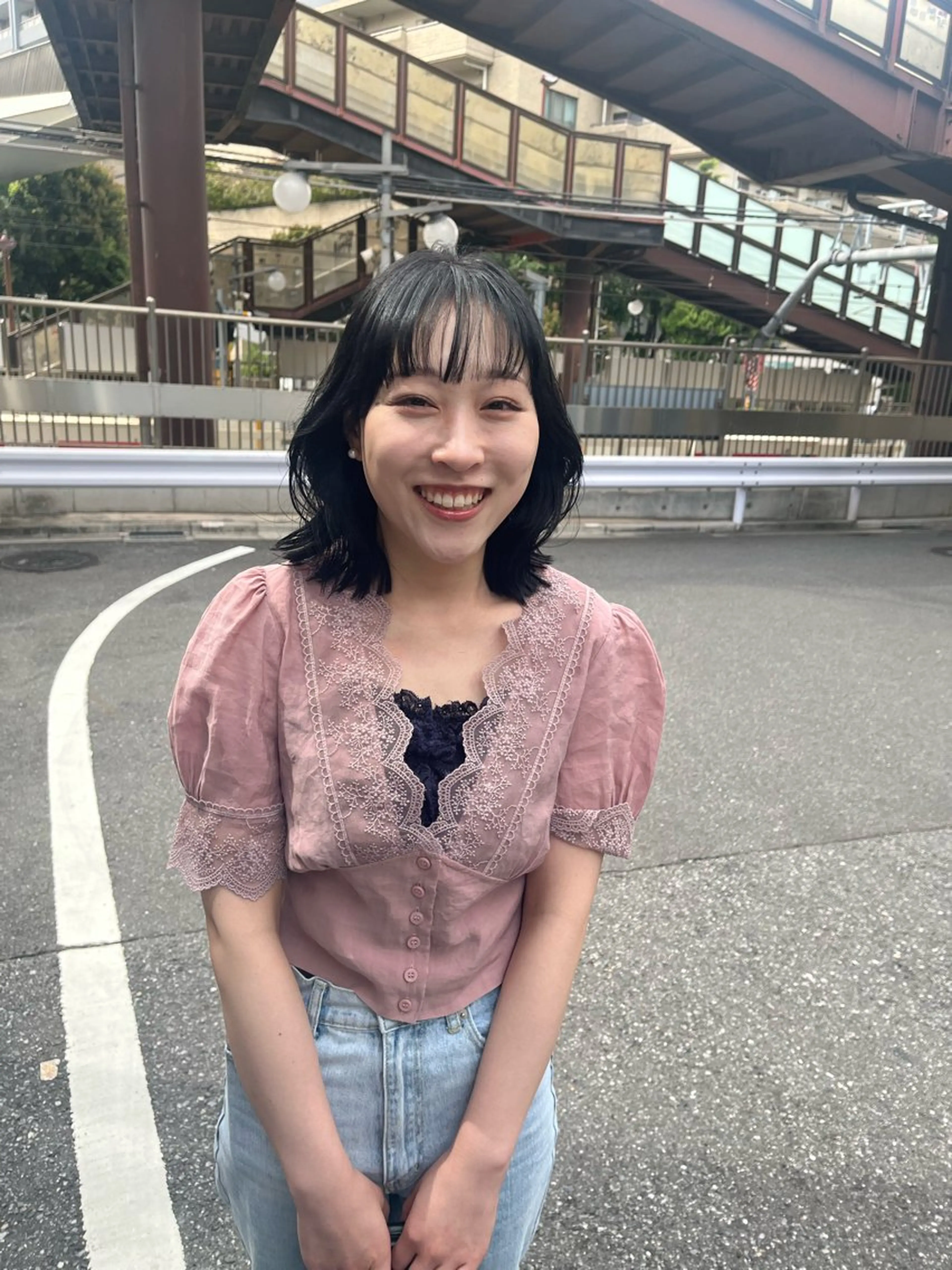 ミディアム カラー カット ヘアカラー パーマ 縮毛矯正 トリートメント エクステ ヘッドスパ ヘアセット 🦮shiori アイドルオタク🦮のヘアスタイル