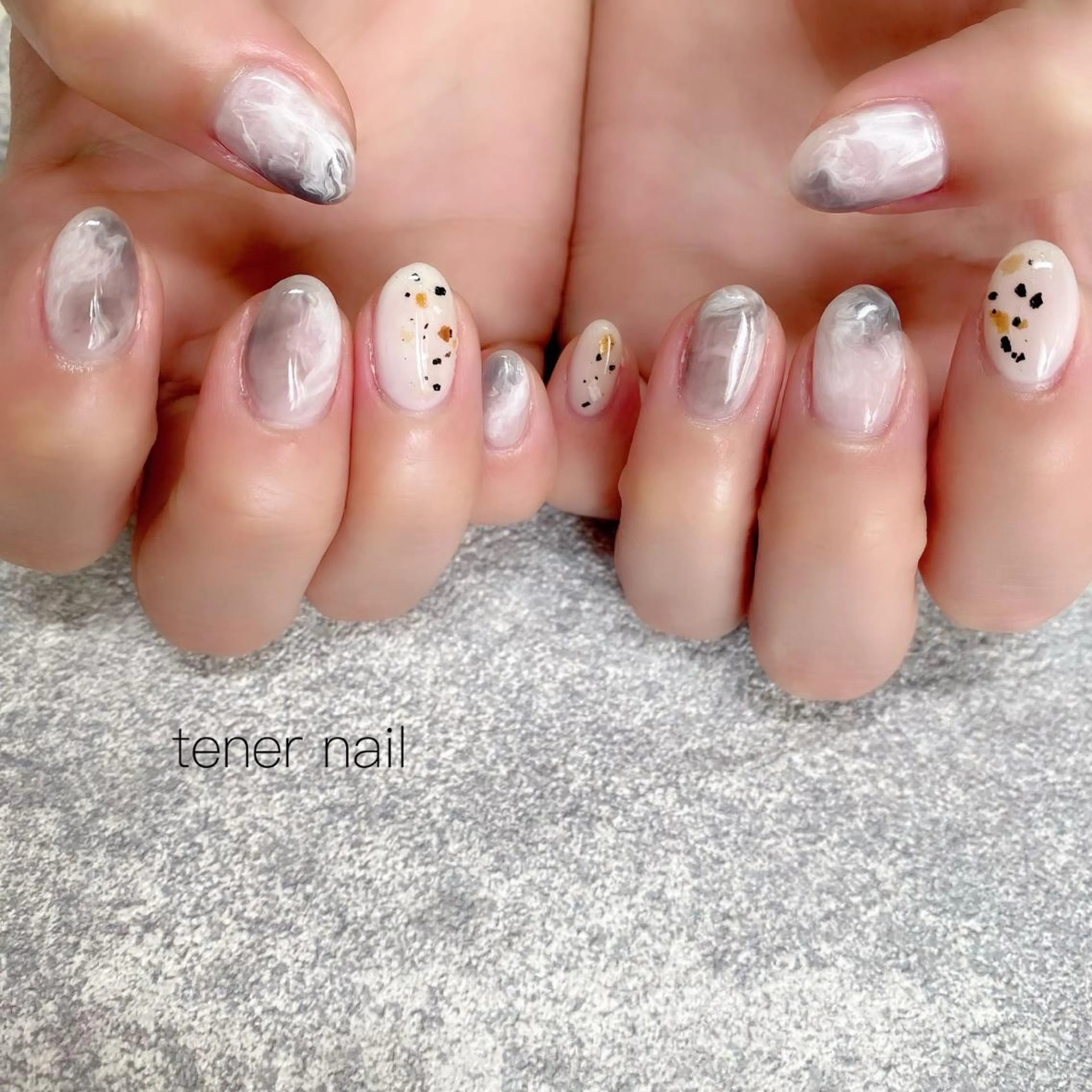 ネイル ニュアンスネイル テネルネイル tener nailのネイルデザイン